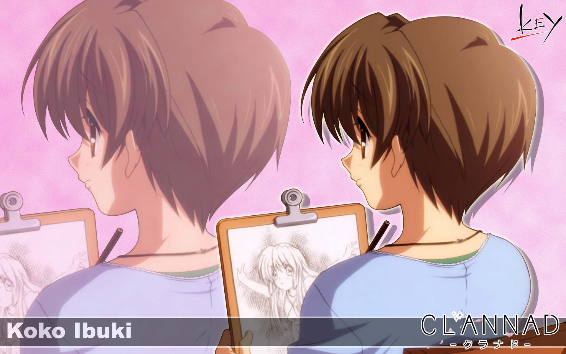 Handy-Wallpaper Kouko Ibuki, Clannad, Animes kostenlos herunterladen.