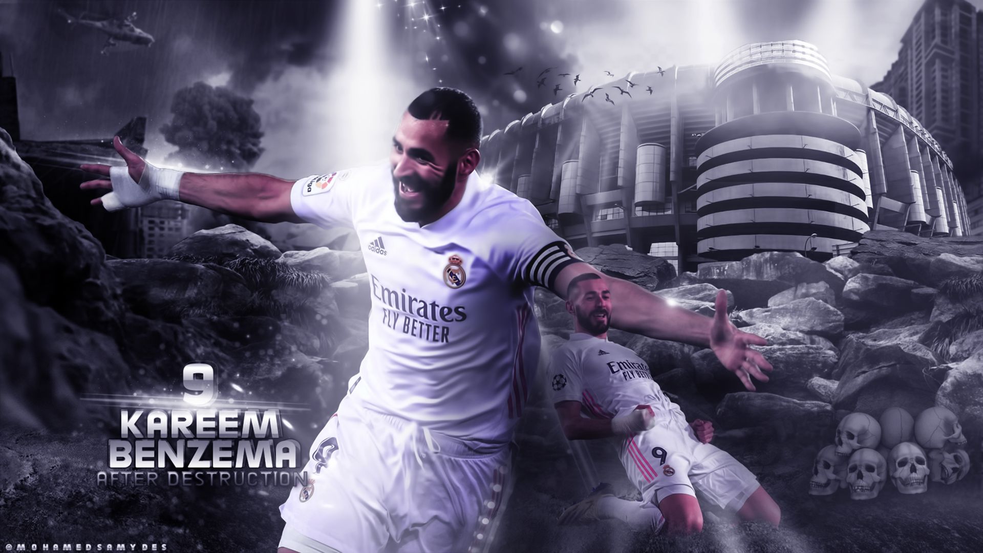 Téléchargez gratuitement l'image Des Sports, Football, Real Madrid Cf, Karim Benzéma sur le bureau de votre PC