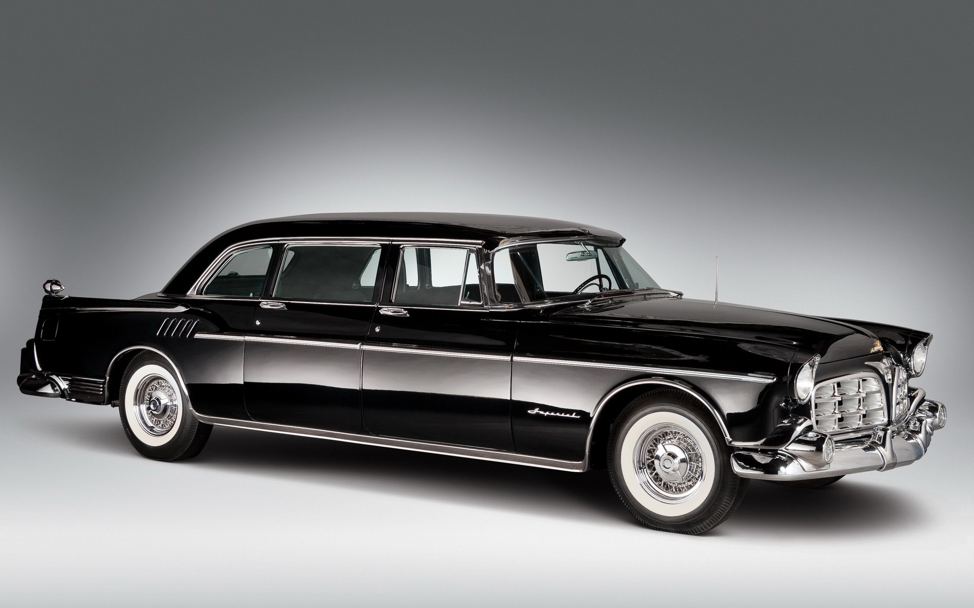 284970 baixar papel de parede veículos, 1956 chrysler crown imperial limousine, chrysler - protetores de tela e imagens gratuitamente