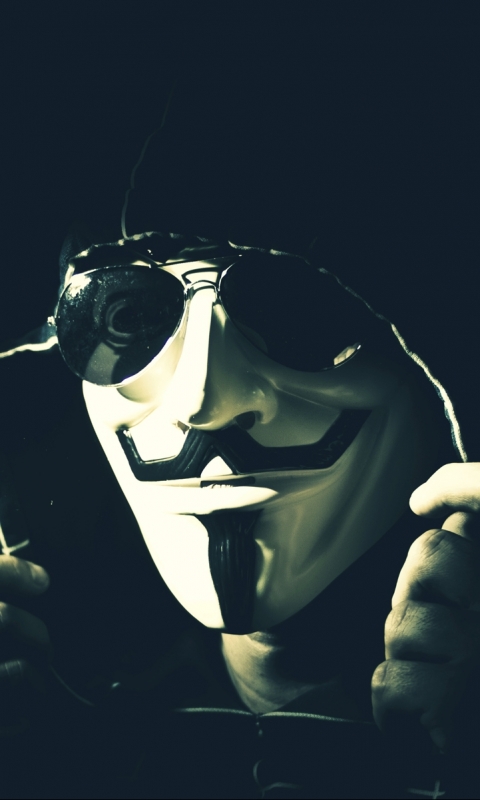 Download mobile wallpaper Dark, Anonymous for free.