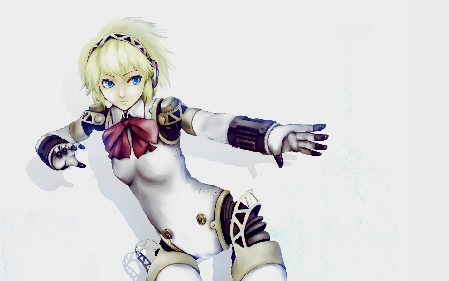 video game, aigis (persona), blonde, blue eyes, persona, robot, persona 3