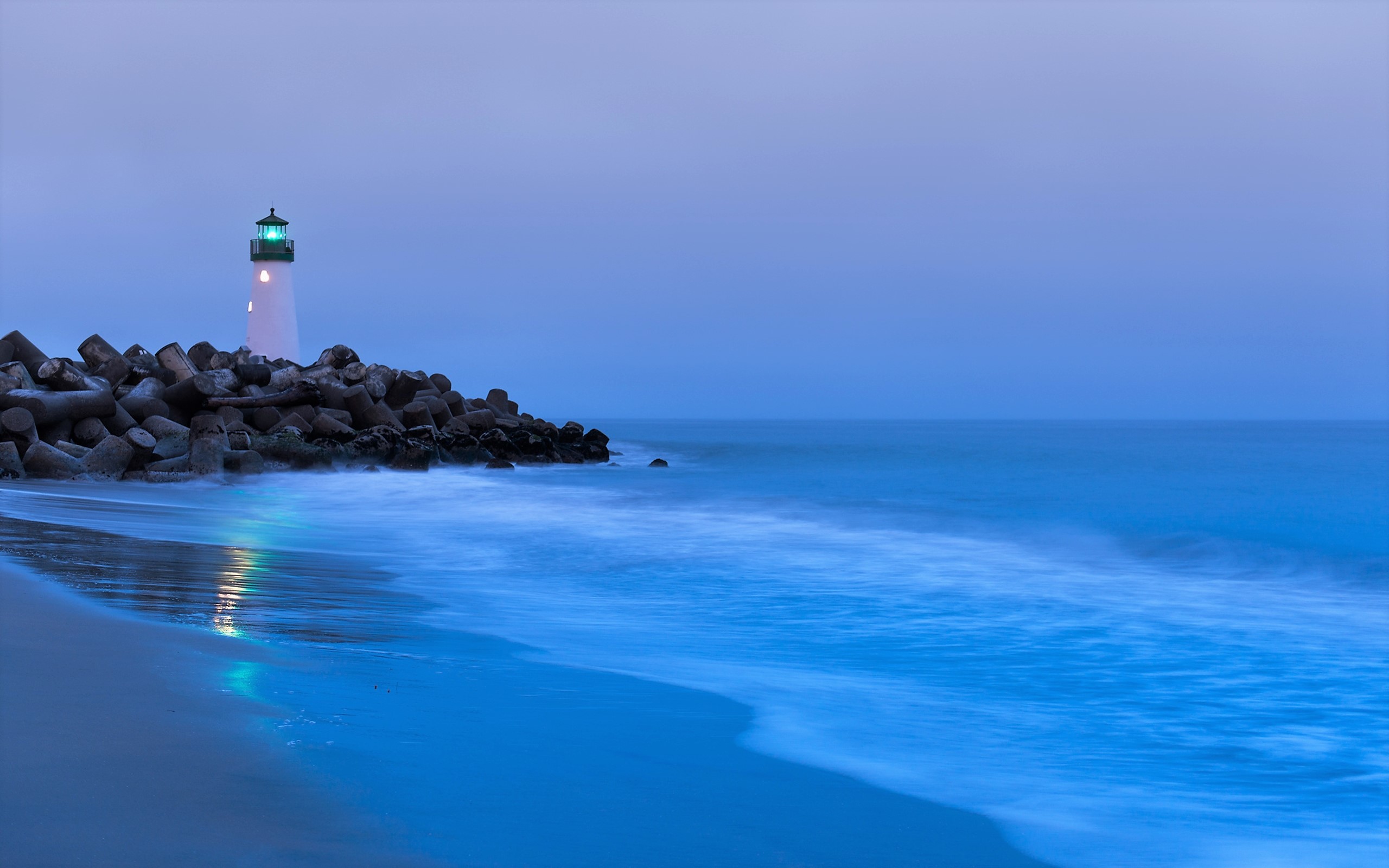 PCデスクトップに海, 灯台, 建物, 地平線, 海洋, 青い, マンメイド画像を無料でダウンロード