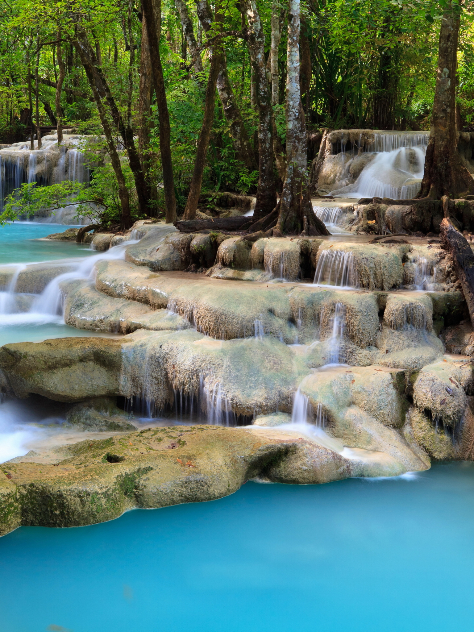 Descarga gratuita de fondo de pantalla para móvil de Naturaleza, Cascadas, Cascada, Espuma, Tierra/naturaleza.