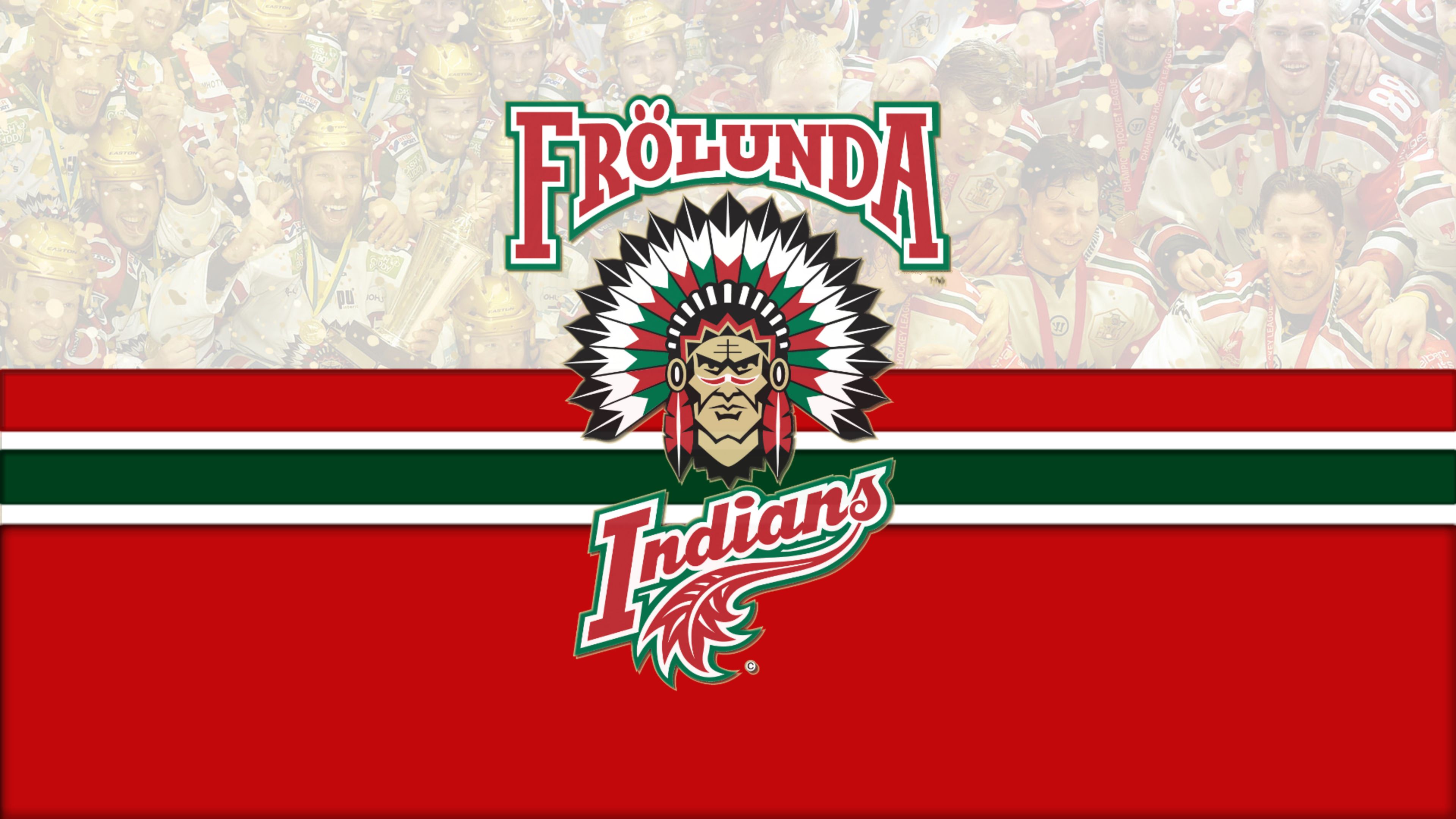 Die besten Frölunda Indianer-Hintergründe für den Telefonbildschirm