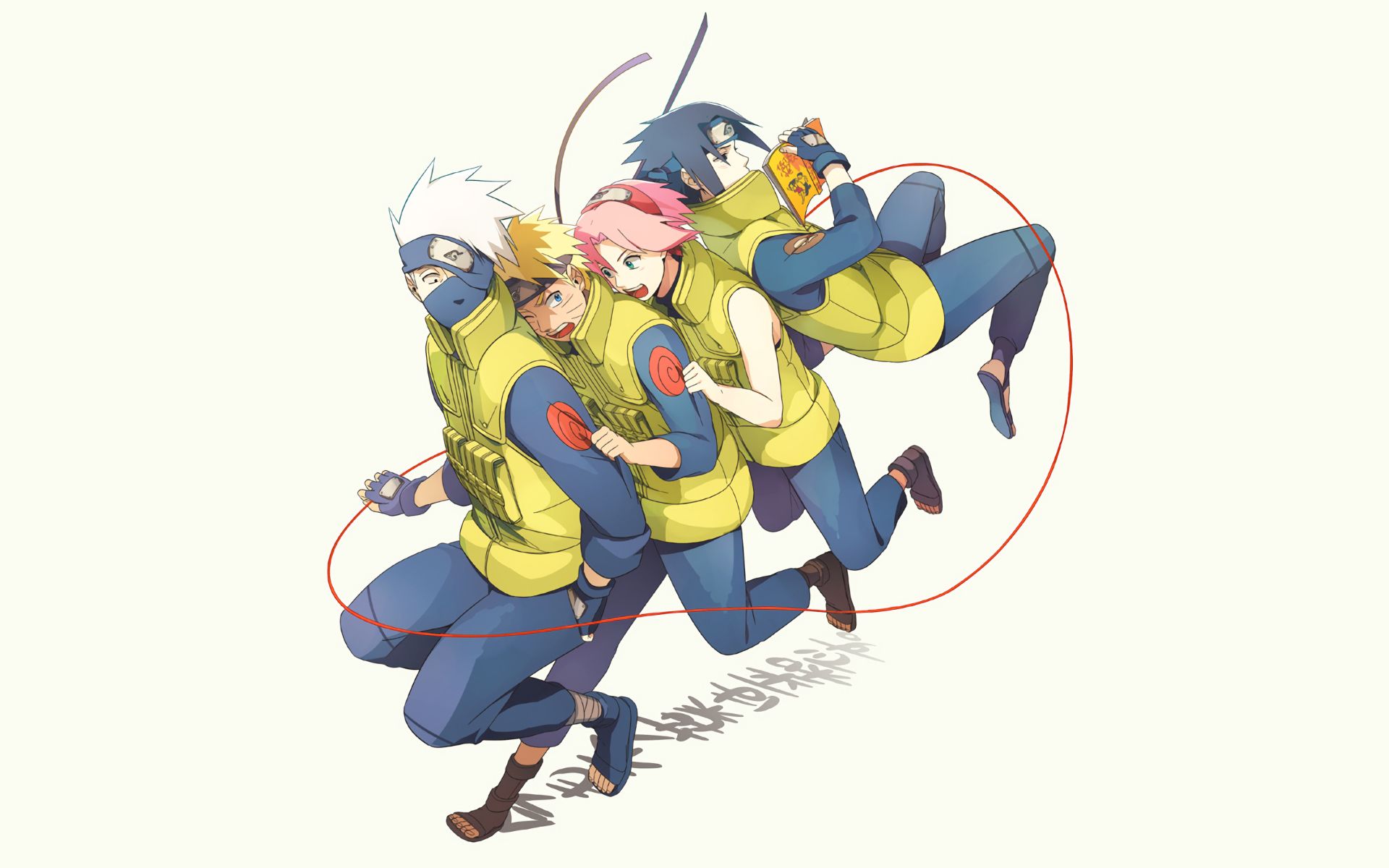 Download mobile wallpaper Anime, Naruto, Sasuke Uchiha, Sakura Haruno, Naruto Uzumaki, Kakashi Hatake for free.