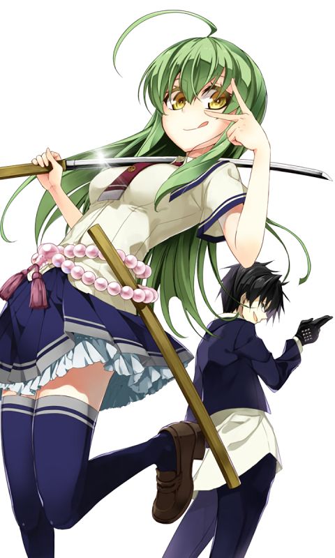 anime, armed girl's machiavellism, busou shoujo machiavellianism, satori tamaba, fudou nomura