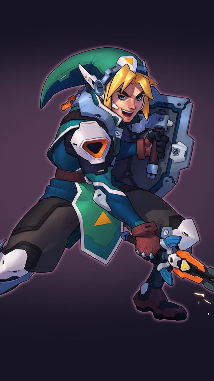 Download mobile wallpaper Crossover, Link, Overwatch, Video Game, The Legend Of Zelda for free.