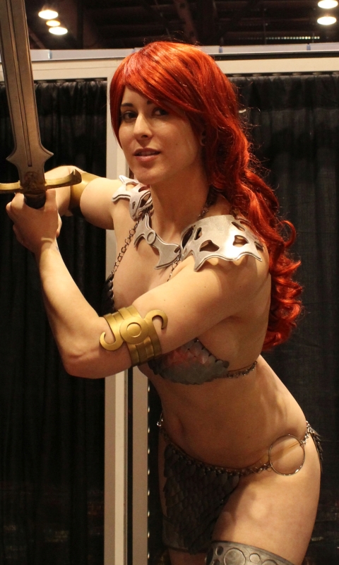 Download mobile wallpaper Women, Red Sonja, Cosplay for free.