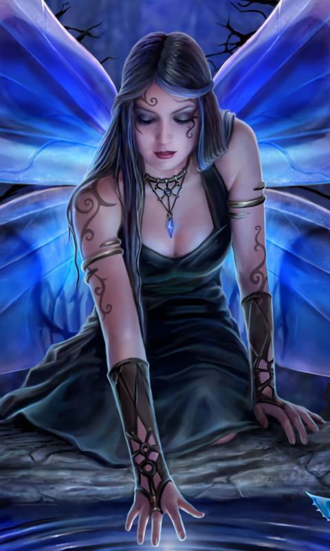 Download mobile wallpaper Fantasy, Gothic, Tattoo, Wings, Fairy for free.