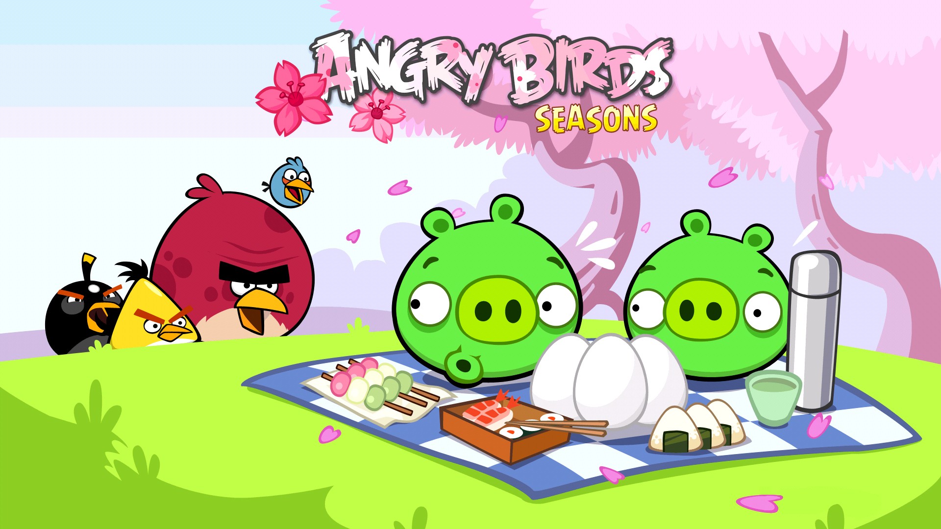Melhores papéis de parede de Angry Birds Seasons para tela do telefone
