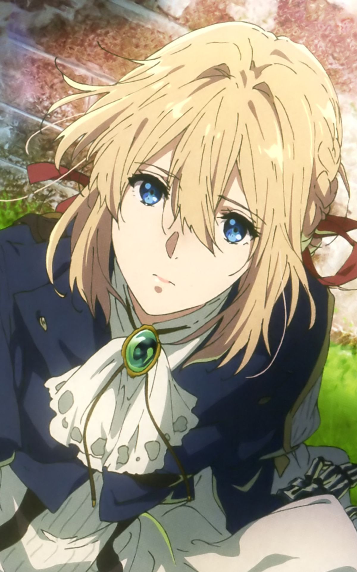 Download mobile wallpaper Anime, Blonde, Blue Eyes, Violet Evergarden (Character), Violet Evergarden for free.