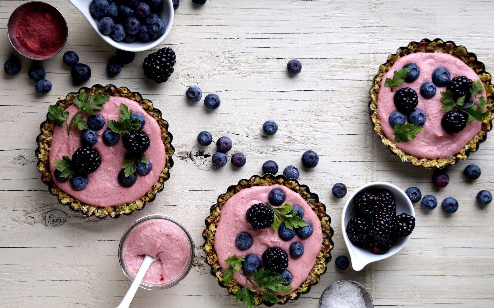 Free download wallpaper Desert, Berries, Food, Bilberries, Blackberry on your PC desktop