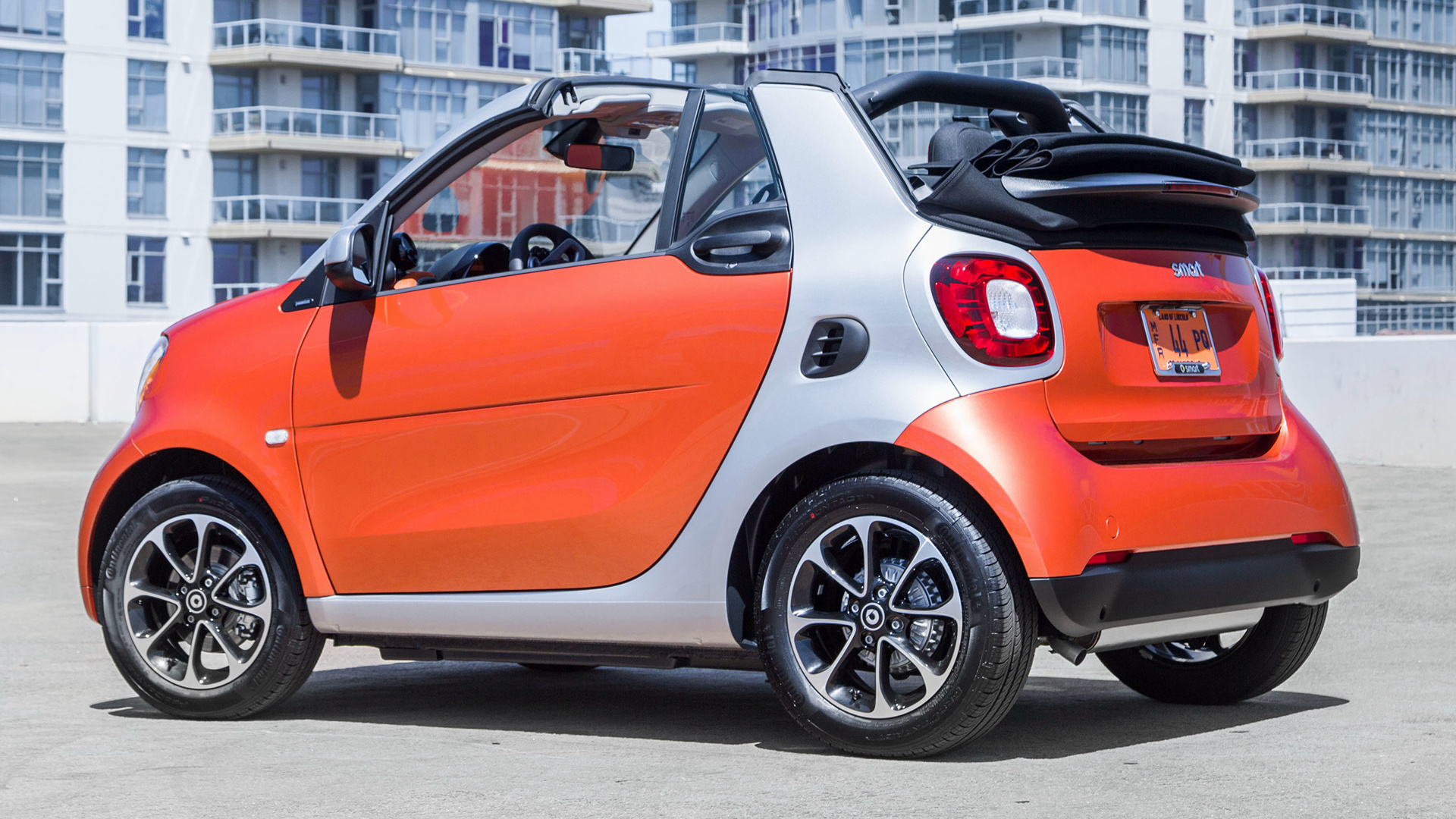 Download mobile wallpaper Car, Cabriolet, Smart Fortwo, Vehicles for free.