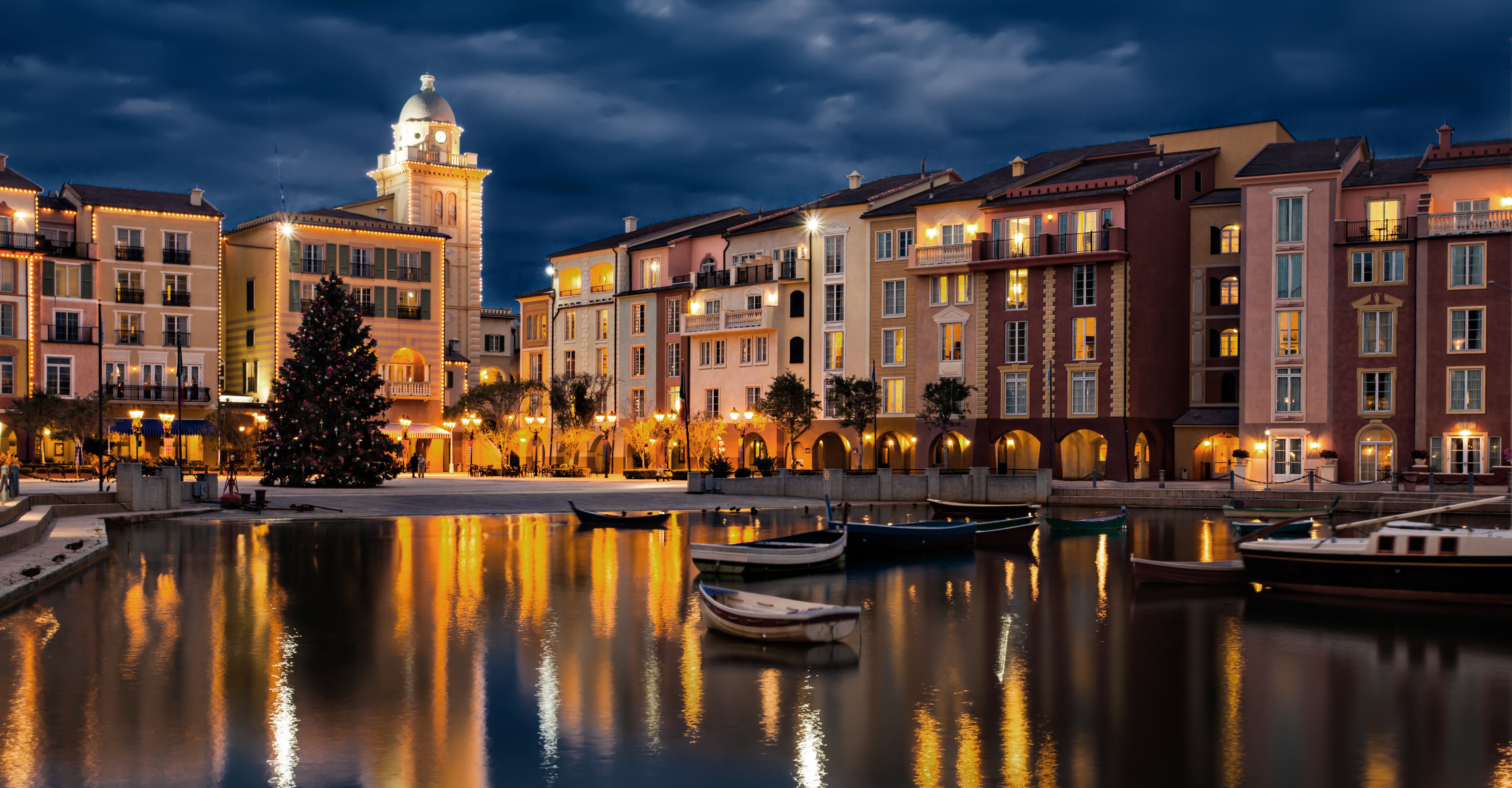 Free download wallpaper Cities, Usa, Building, Boat, Hotel, Orlando, Man Made on your PC desktop