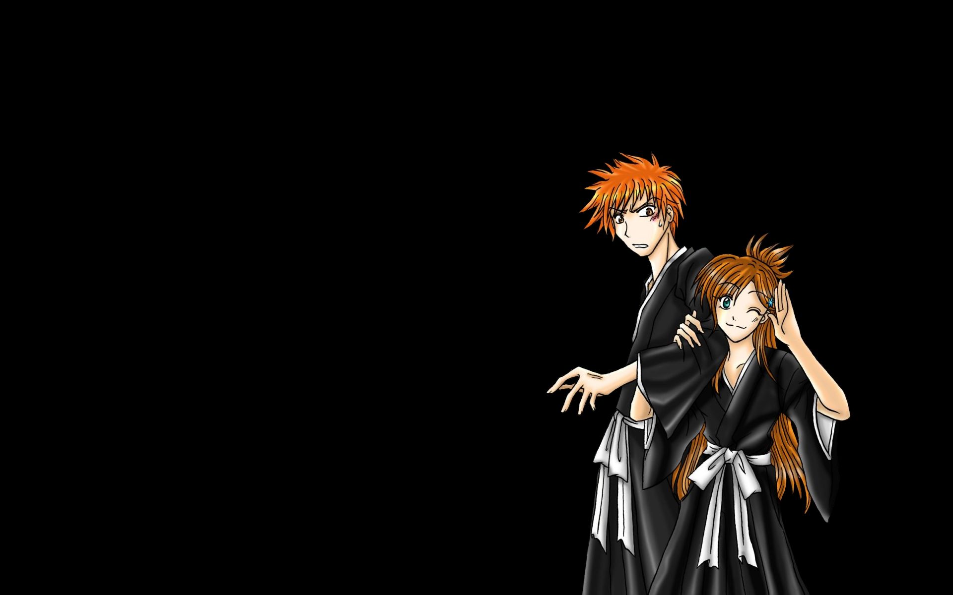 Baixar papel de parede para celular de Orihime Inoue, Alvejante, Ichigo Kurosaki, Anime gratuito.