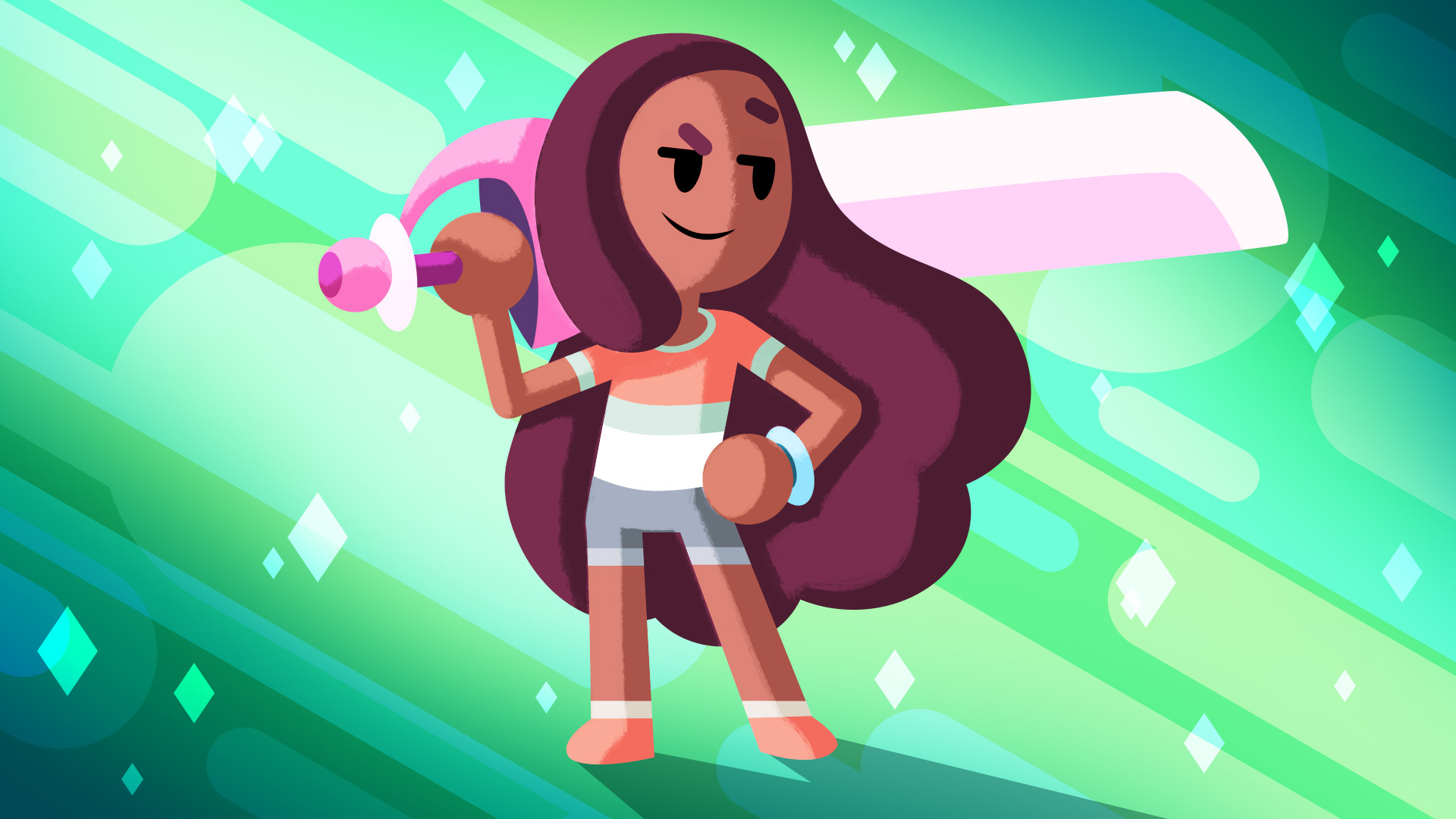 video game, steven universe: save the light, connie maheswaran