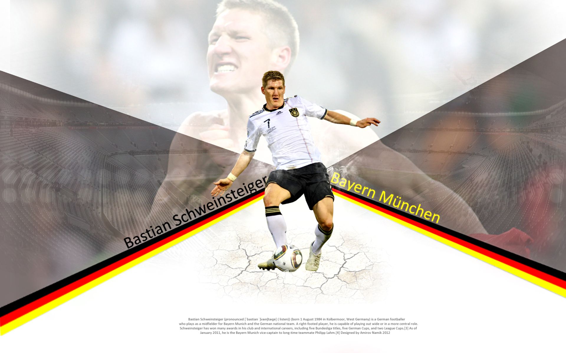 507413 descargar fondo de pantalla deporte, schweinsteiger bastian, selección de fútbol de alemania, fútbol: protectores de pantalla e imágenes gratis