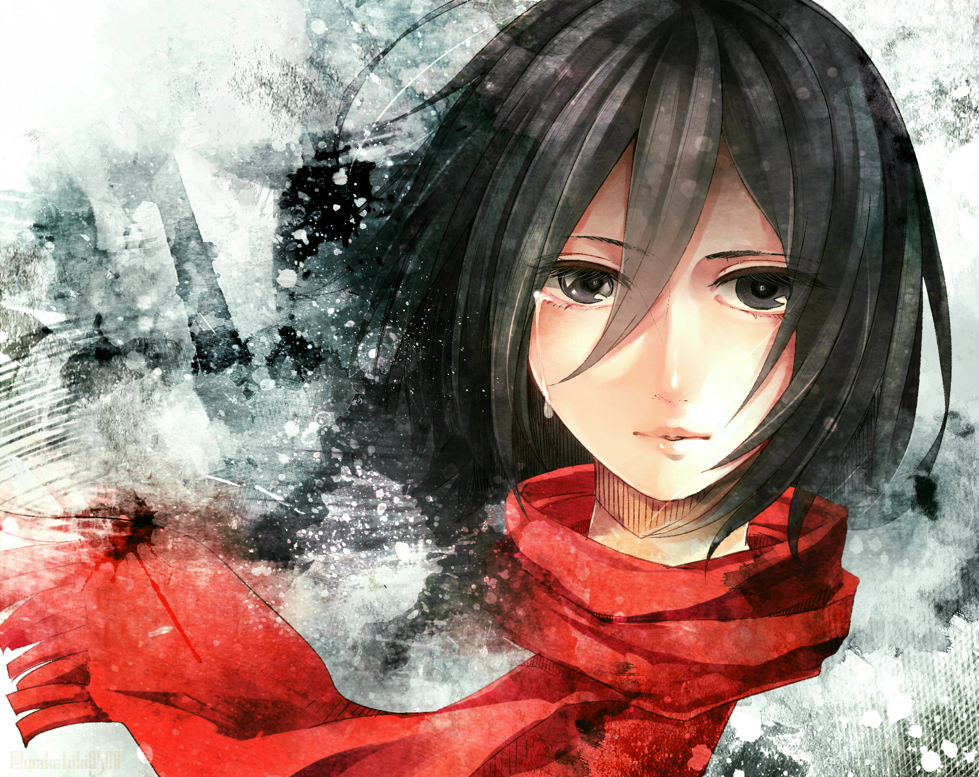 Handy-Wallpaper Animes, Mikasa Ackermann, Attack On Titan kostenlos herunterladen.