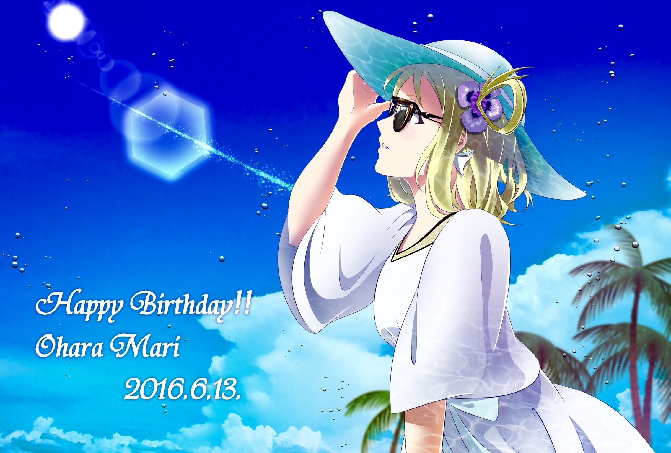 Free download wallpaper Anime, Love Live!, Love Live! Sunshine!!, Mari Ohara on your PC desktop