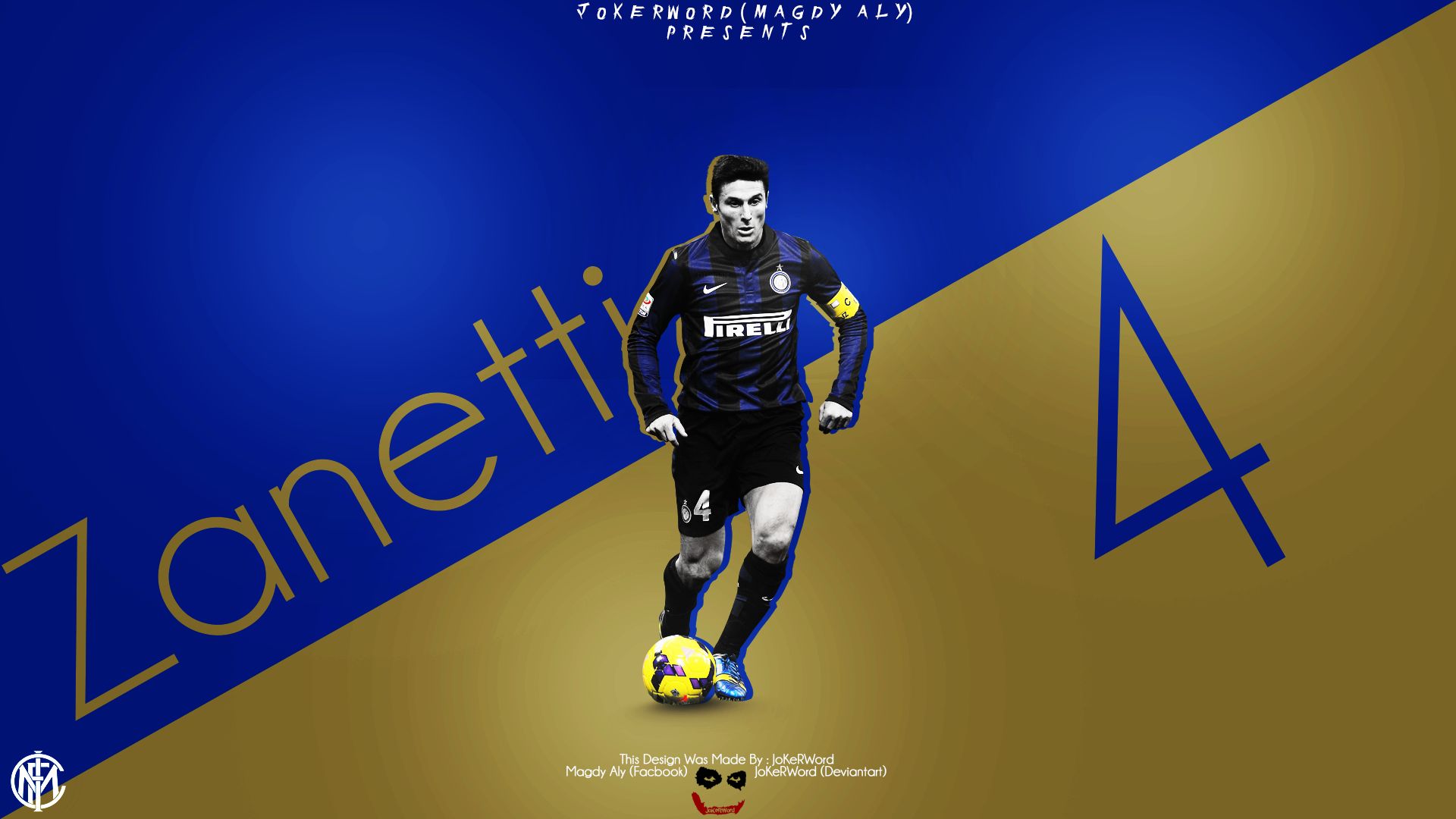 Free download wallpaper Sports, Soccer, Inter Milan, Javier Zanetti on your PC desktop