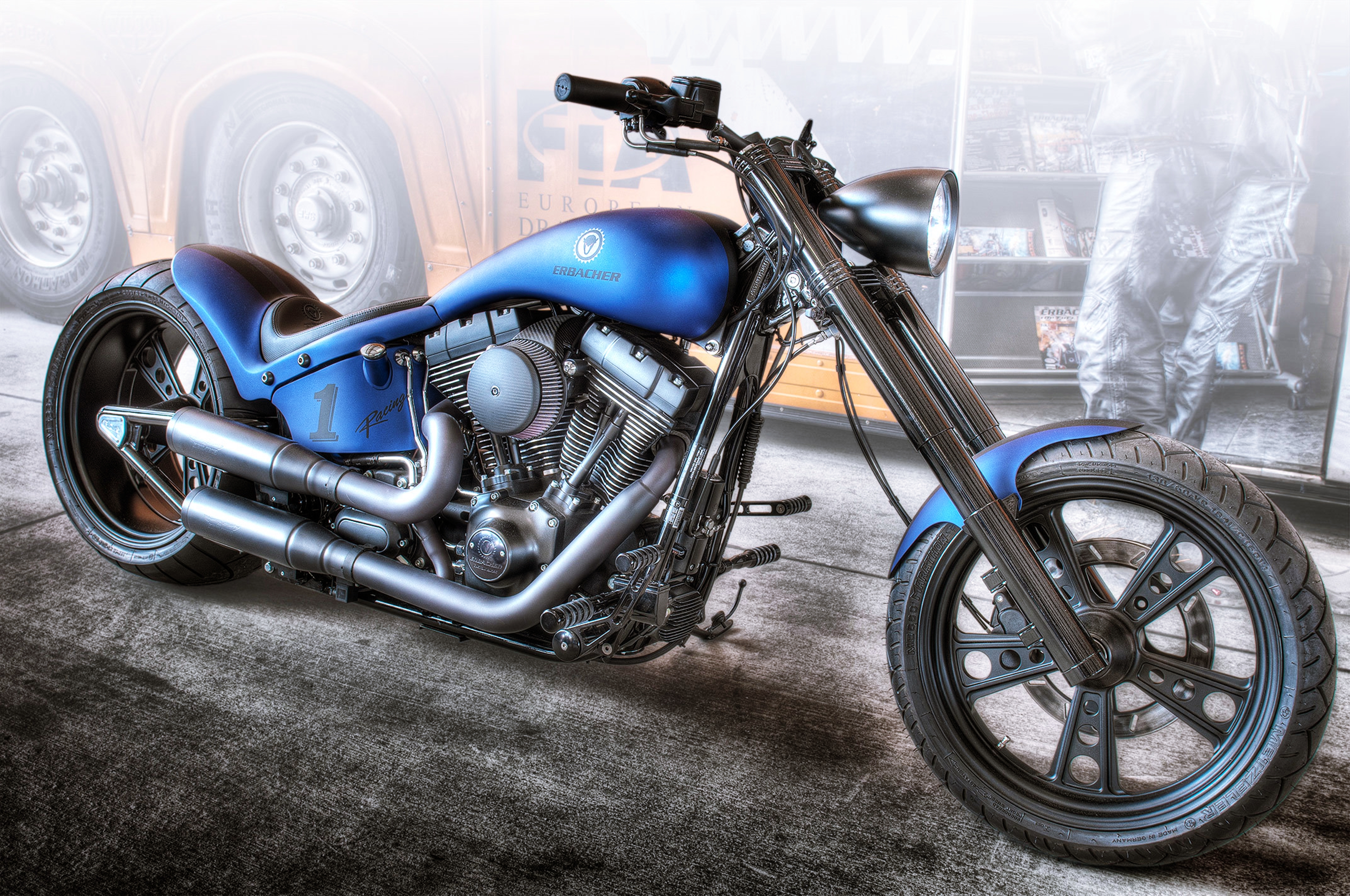 Download mobile wallpaper Motorcycle, Bike, Harley Davidson, Vehicles, Erbacher for free.