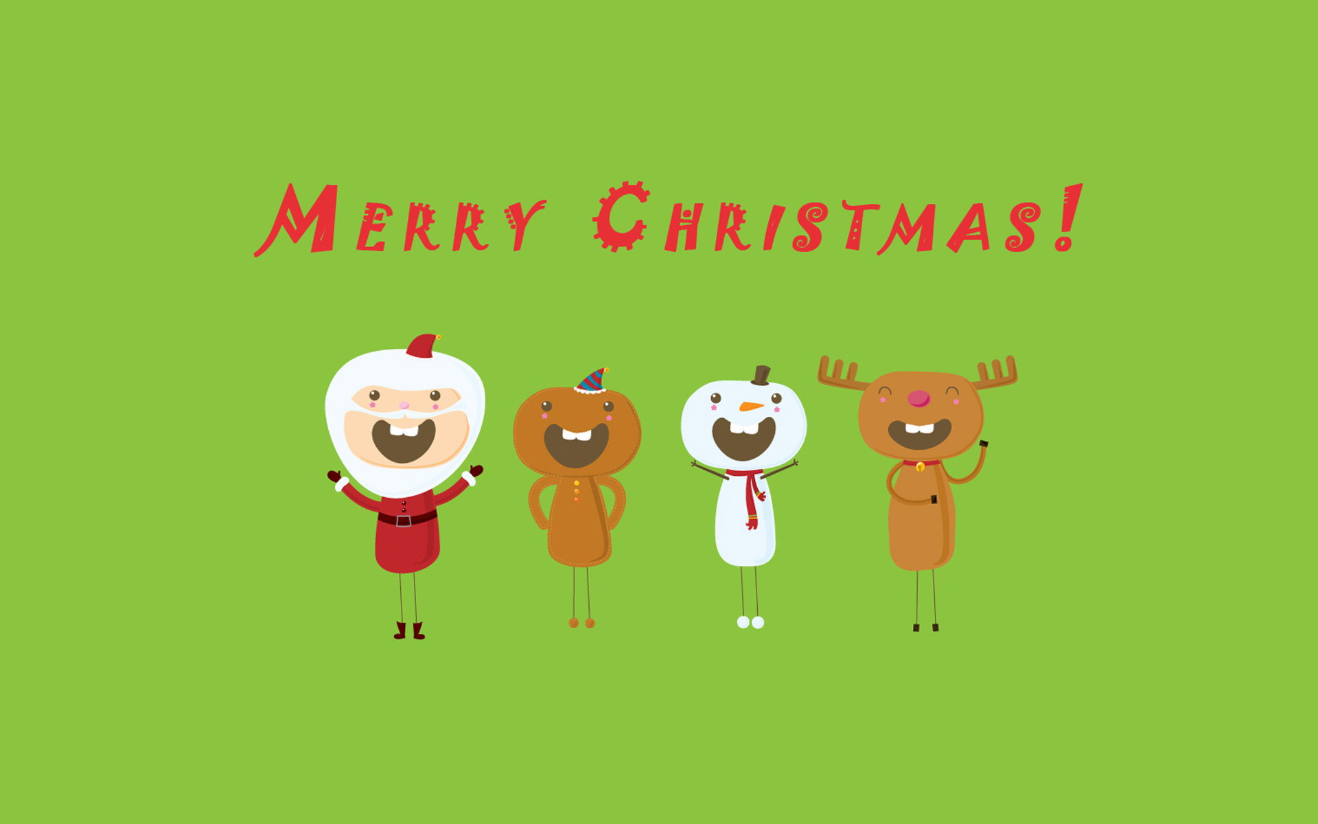 Free download wallpaper Snowman, Christmas, Holiday, Santa, Merry Christmas, Reindeer on your PC desktop