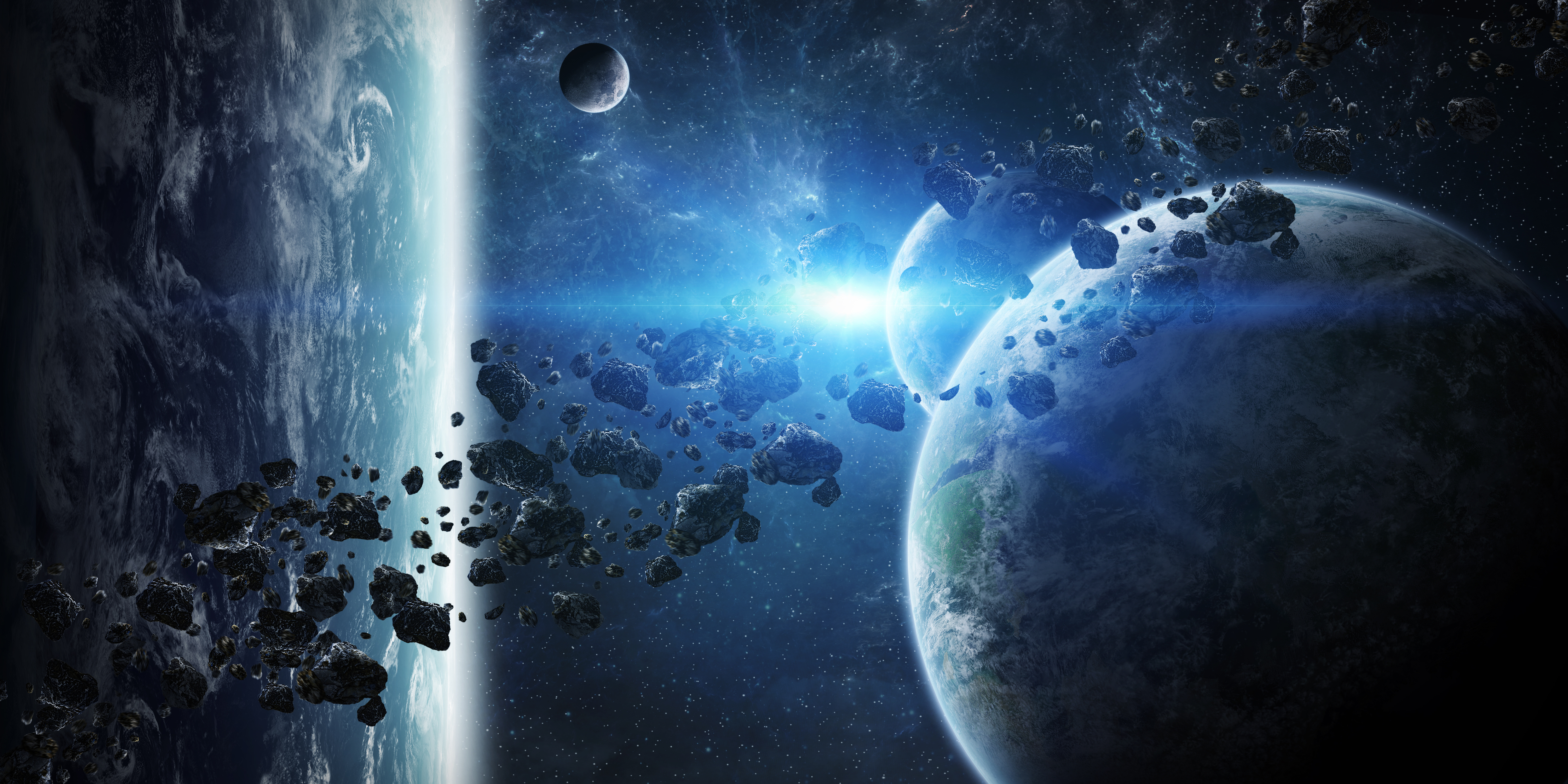798372 скачать обои научная фантастика, планеты, астероид - заставки и картинки бесплатно