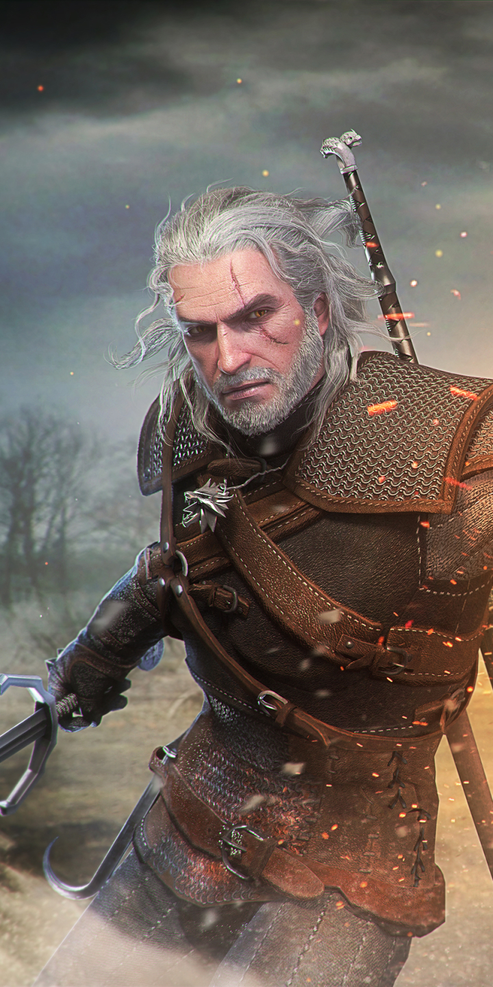 Handy-Wallpaper Computerspiele, Der Hexer, Geralt Von Riva, The Witcher 3: Wild Hunt kostenlos herunterladen.