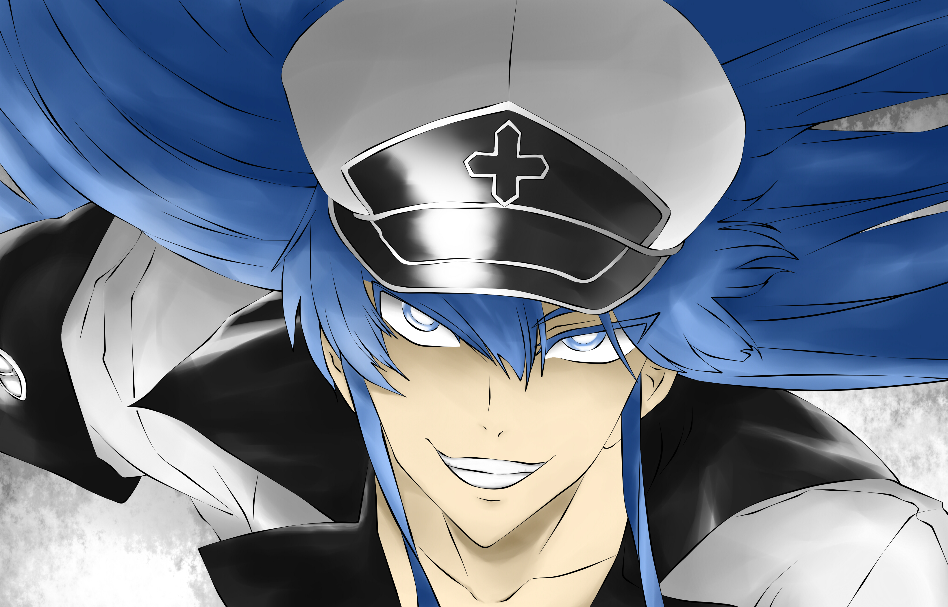 Free download wallpaper Anime, Blue Eyes, Blue Hair, Long Hair, Akame Ga Kill!, Esdeath (Akame Ga Kill!) on your PC desktop
