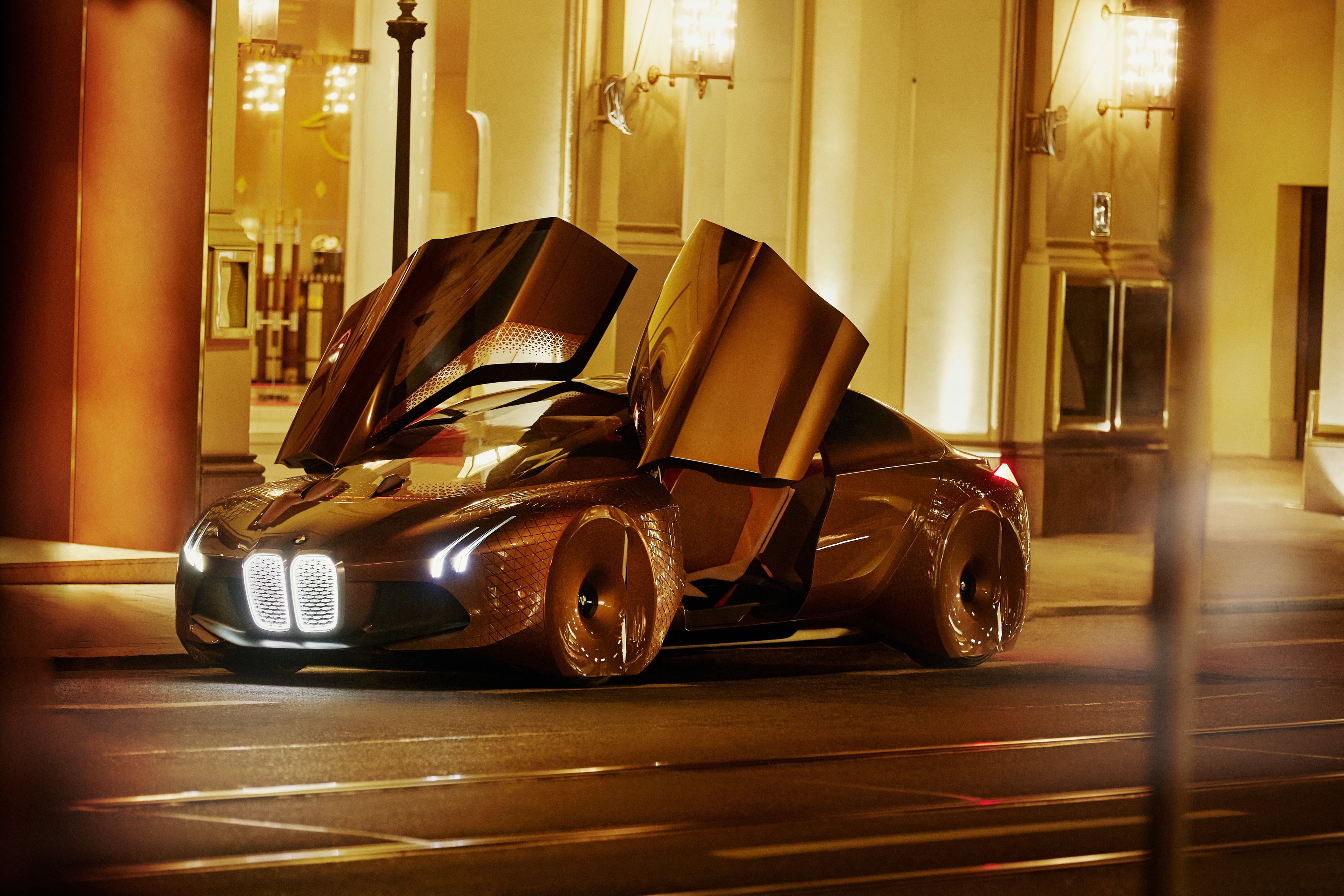 Download mobile wallpaper Bmw, Concept Car, Vehicles, Bmw Vision Next 100 for free.