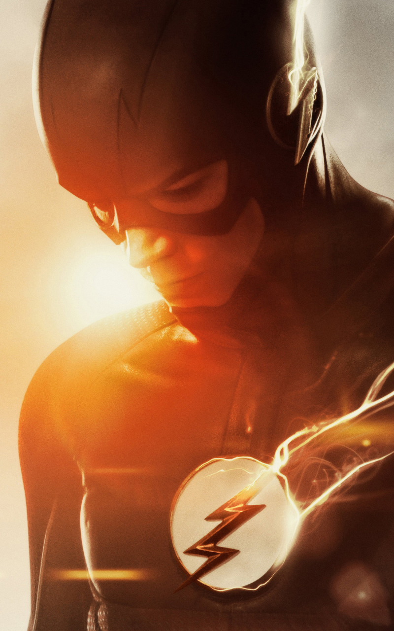 Download mobile wallpaper Flash, Tv Show, Superhero, Barry Allen, The Flash (2014), Grant Gustin for free.