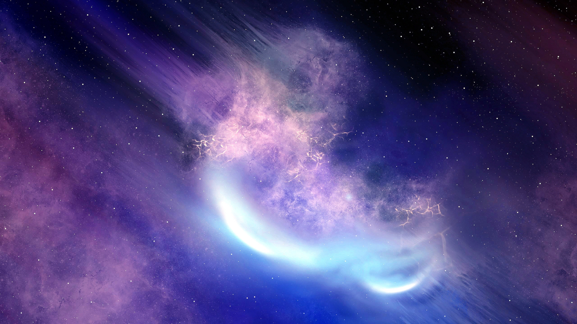 Download mobile wallpaper Nebula, Purple, Sci Fi for free.