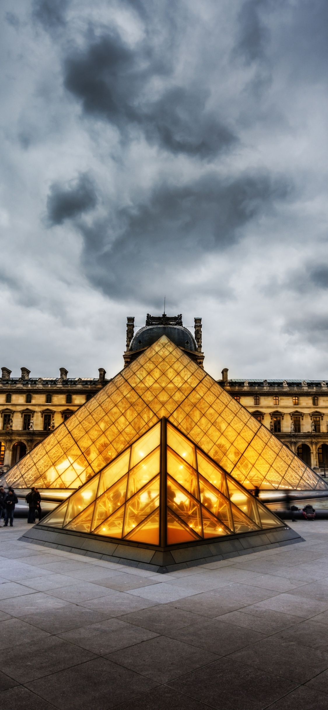 Handy-Wallpaper Paris, Frankreich, Hdr, Menschengemacht, Der Louvre kostenlos herunterladen.