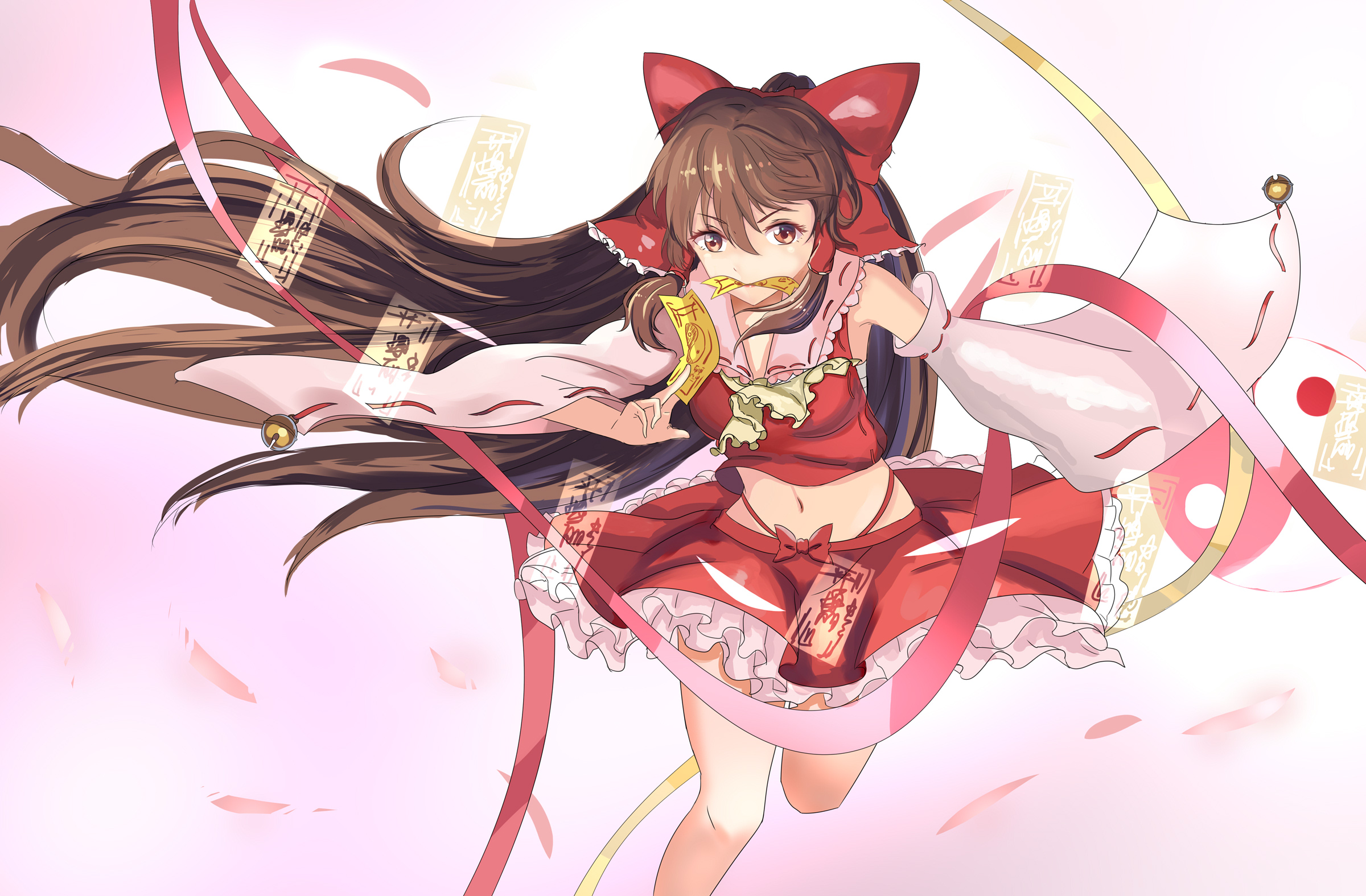 Descarga gratuita de fondo de pantalla para móvil de Animado, Touhou, Reimu Hakurei.