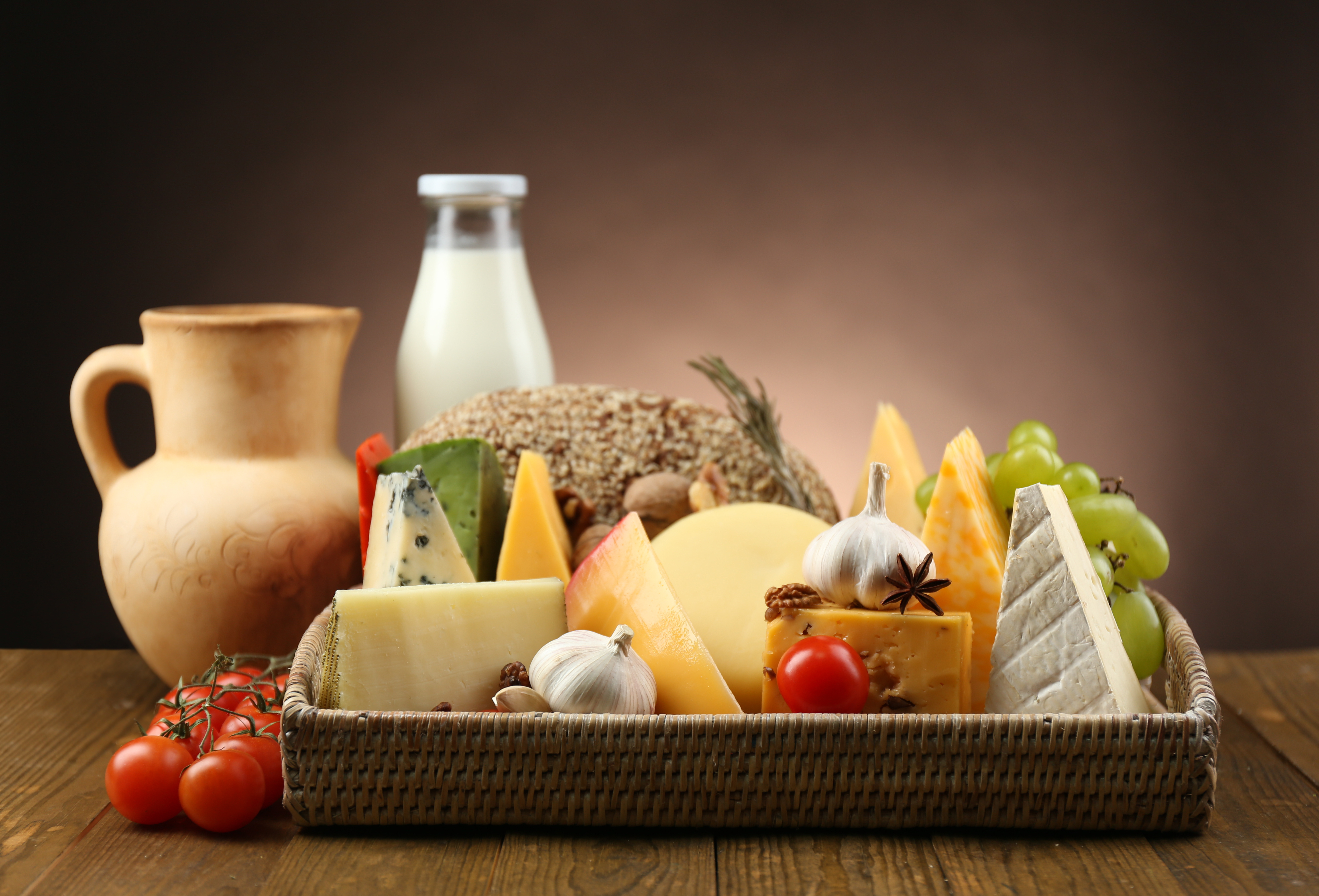 Free download wallpaper Food, Cheese, Still Life, Tomato on your PC desktop