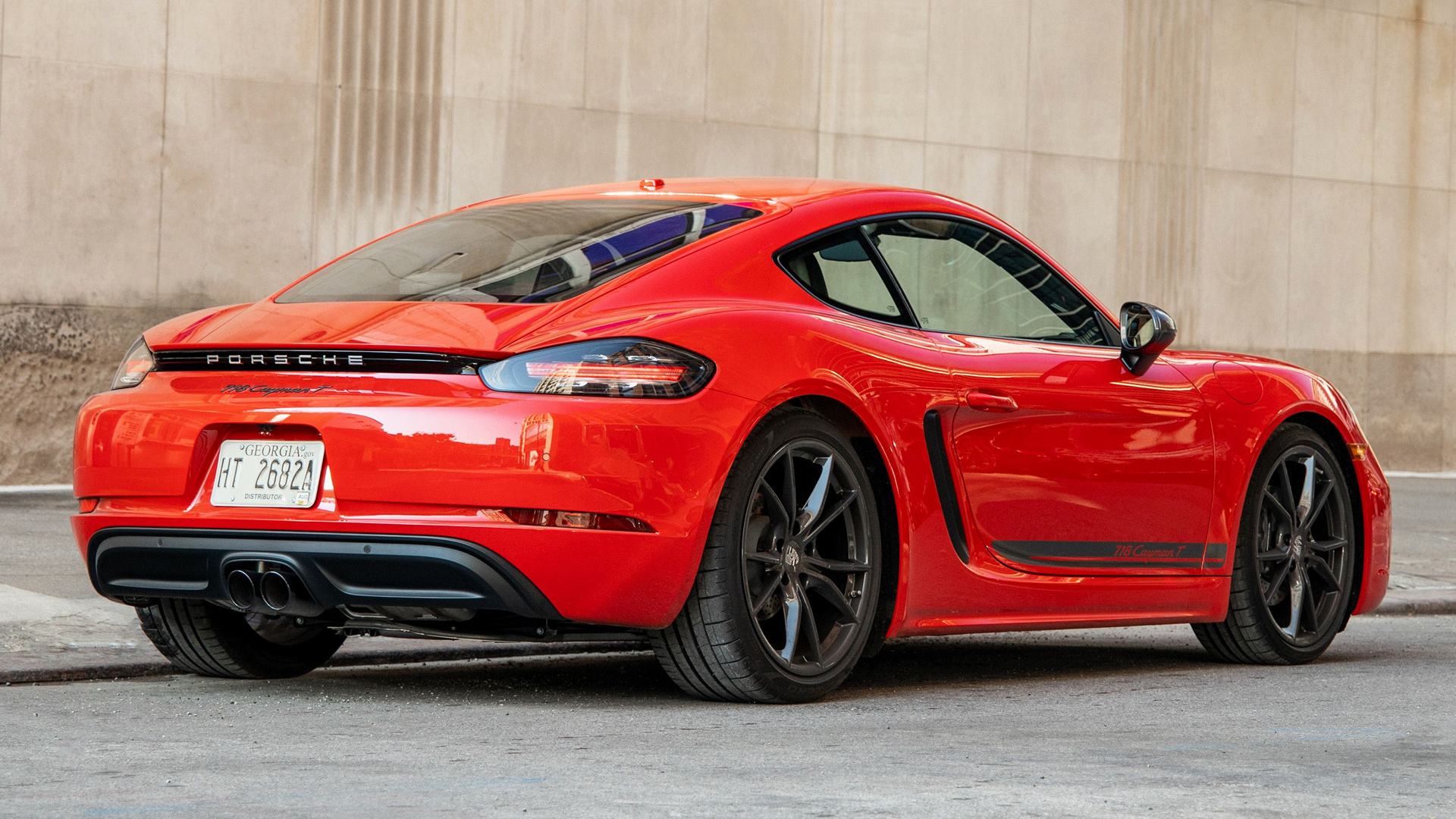 Los mejores fondos de pantalla de Porsche 718 Caimán T para la pantalla del teléfono