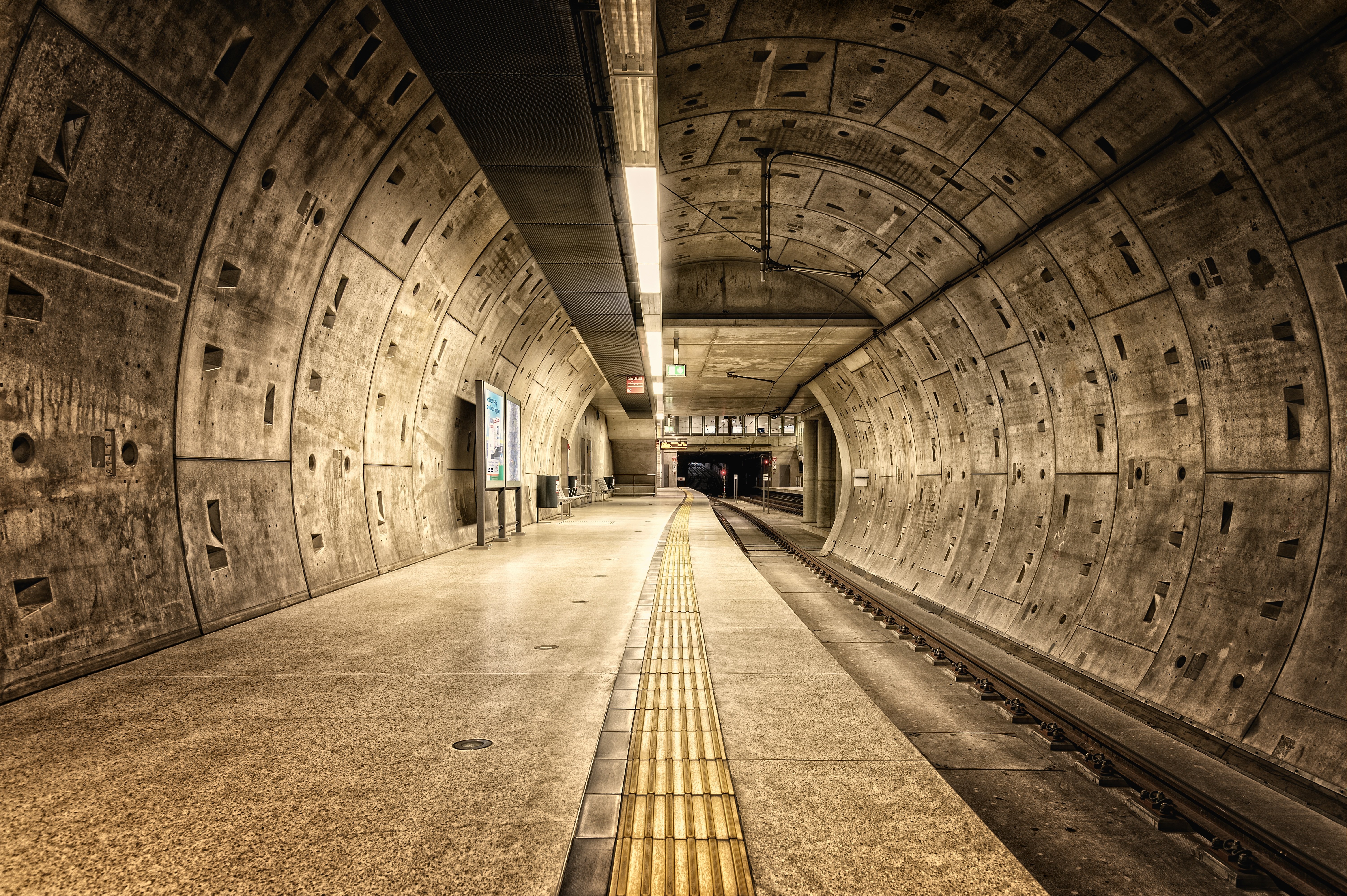 Download mobile wallpaper Subway, Train Station, Man Made for free.