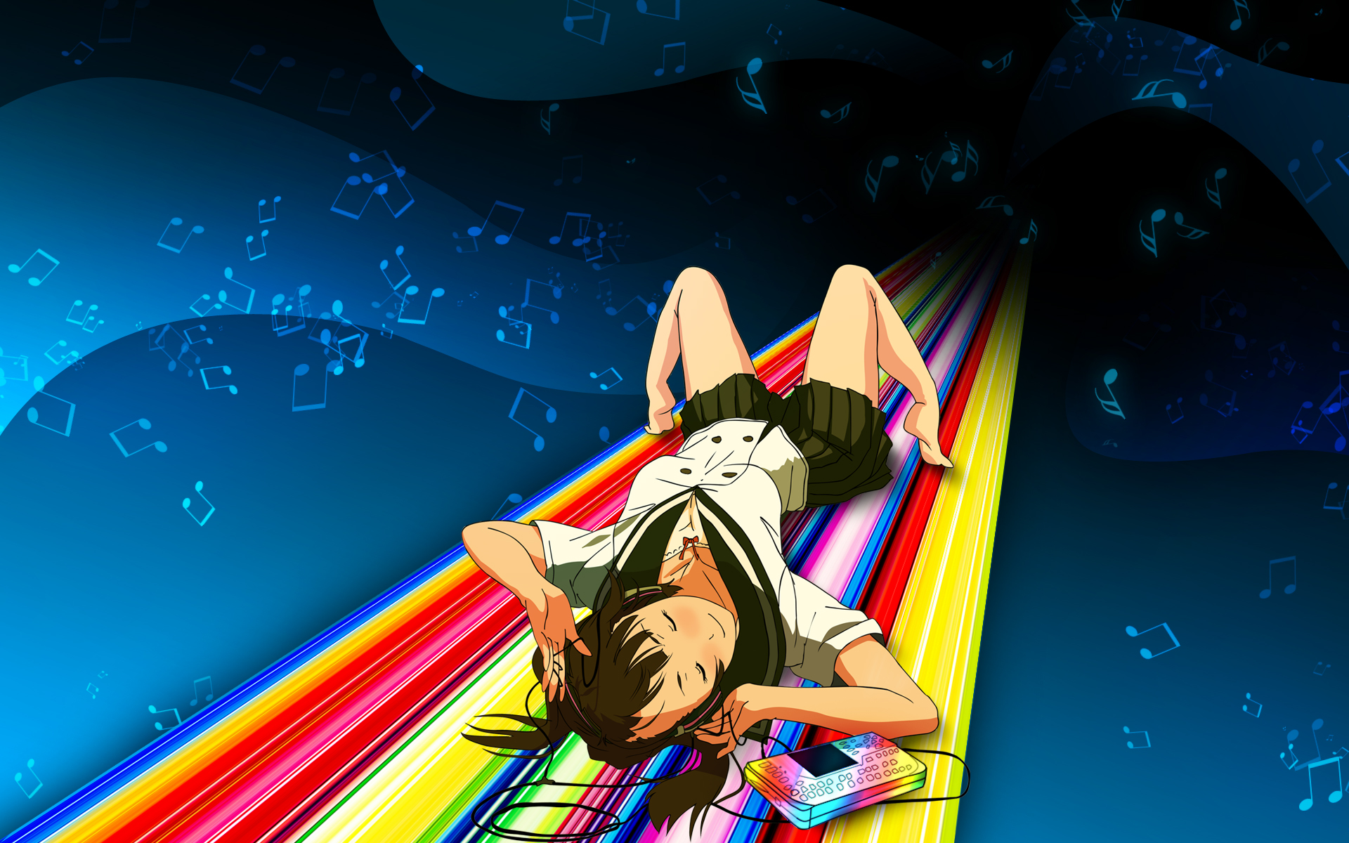 Handy-Wallpaper Musik, Animes kostenlos herunterladen.