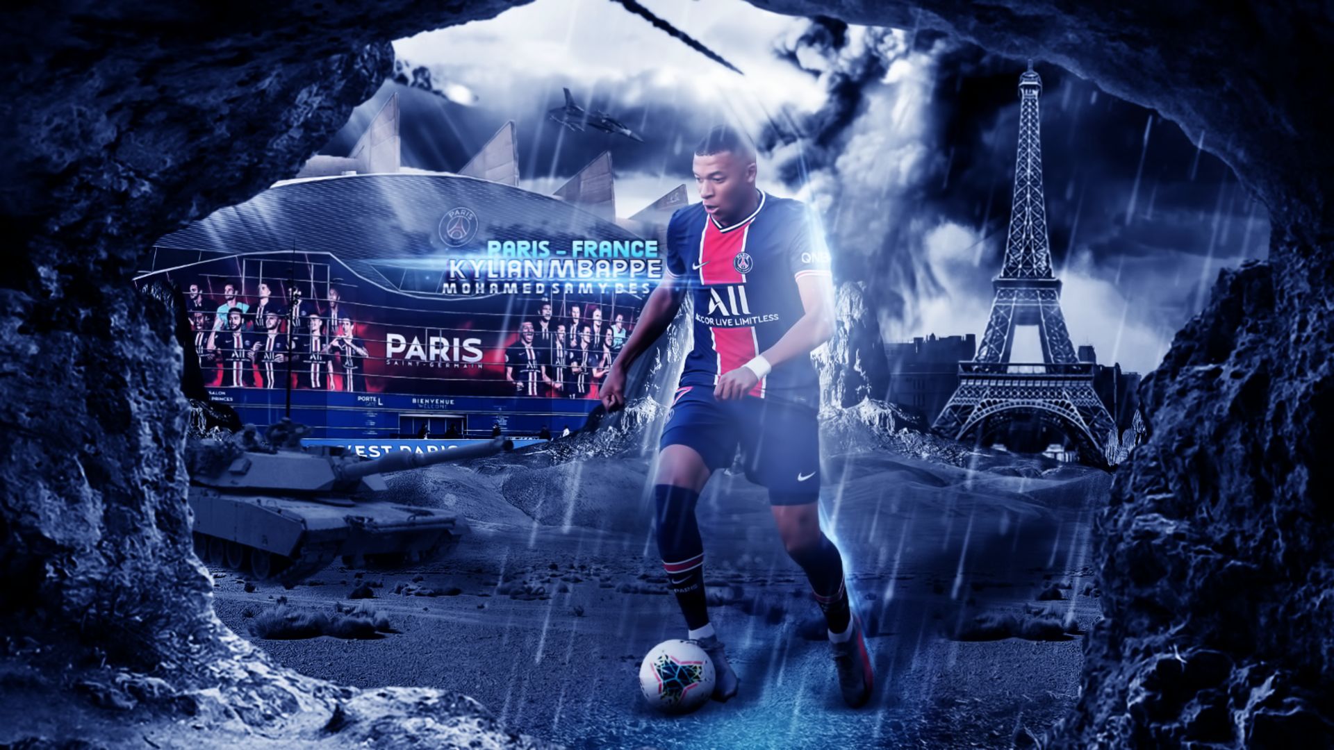 Handy-Wallpaper Sport, Fußball, Paris Saint Germain, Kylian Mbappé kostenlos herunterladen.