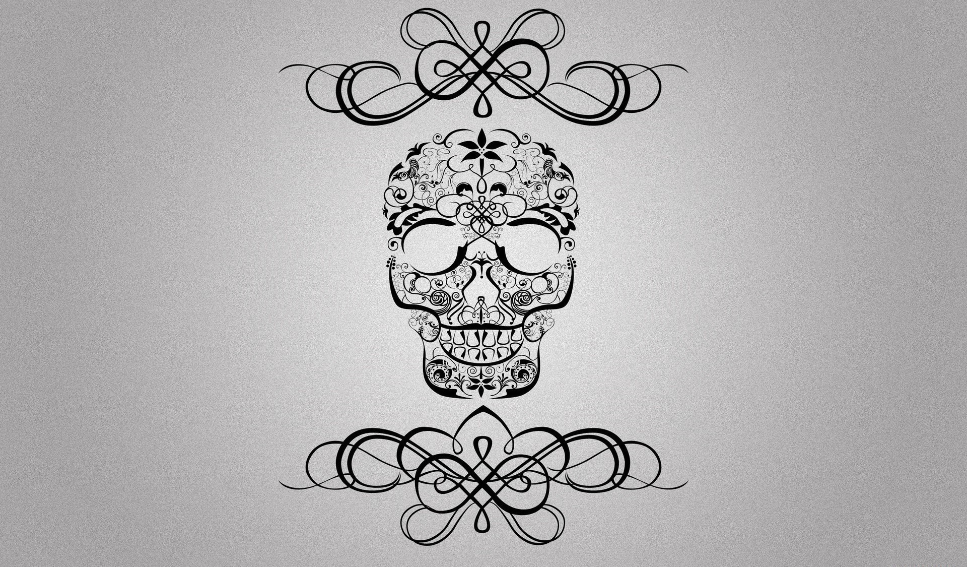 Download mobile wallpaper Dark, Skull for free.