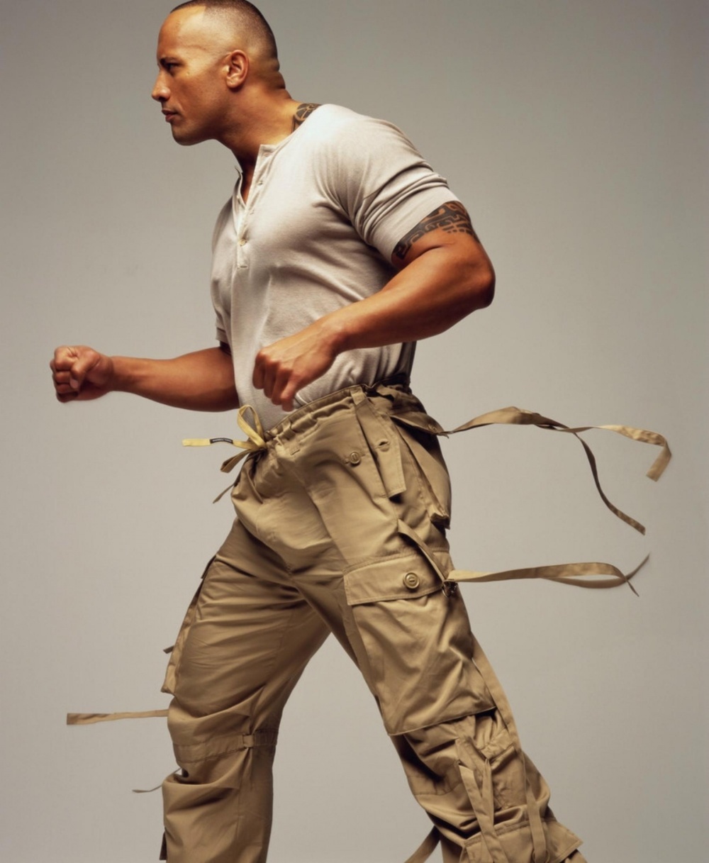 dwayne johnson, people, actors, men, yellow for android