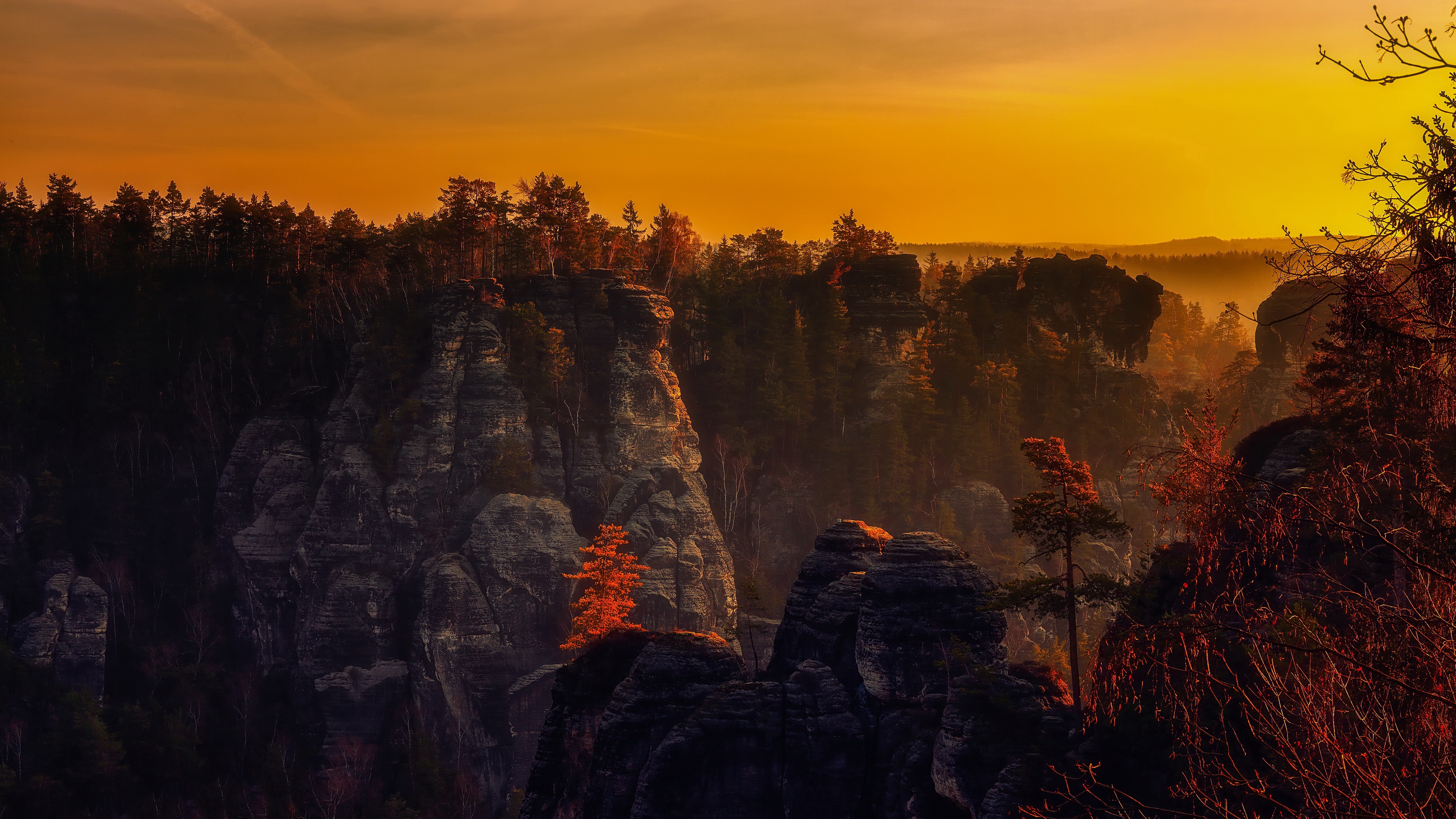 Free download wallpaper Nature, Sunset, Mountains, Mountain, Earth on your PC desktop