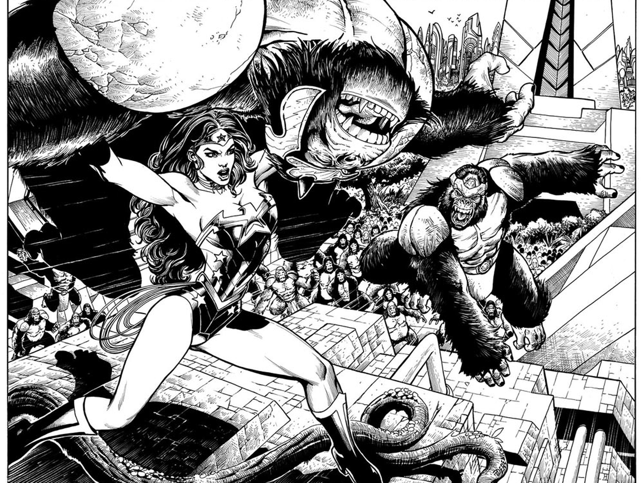 Handy-Wallpaper Comics, Wonderwoman kostenlos herunterladen.