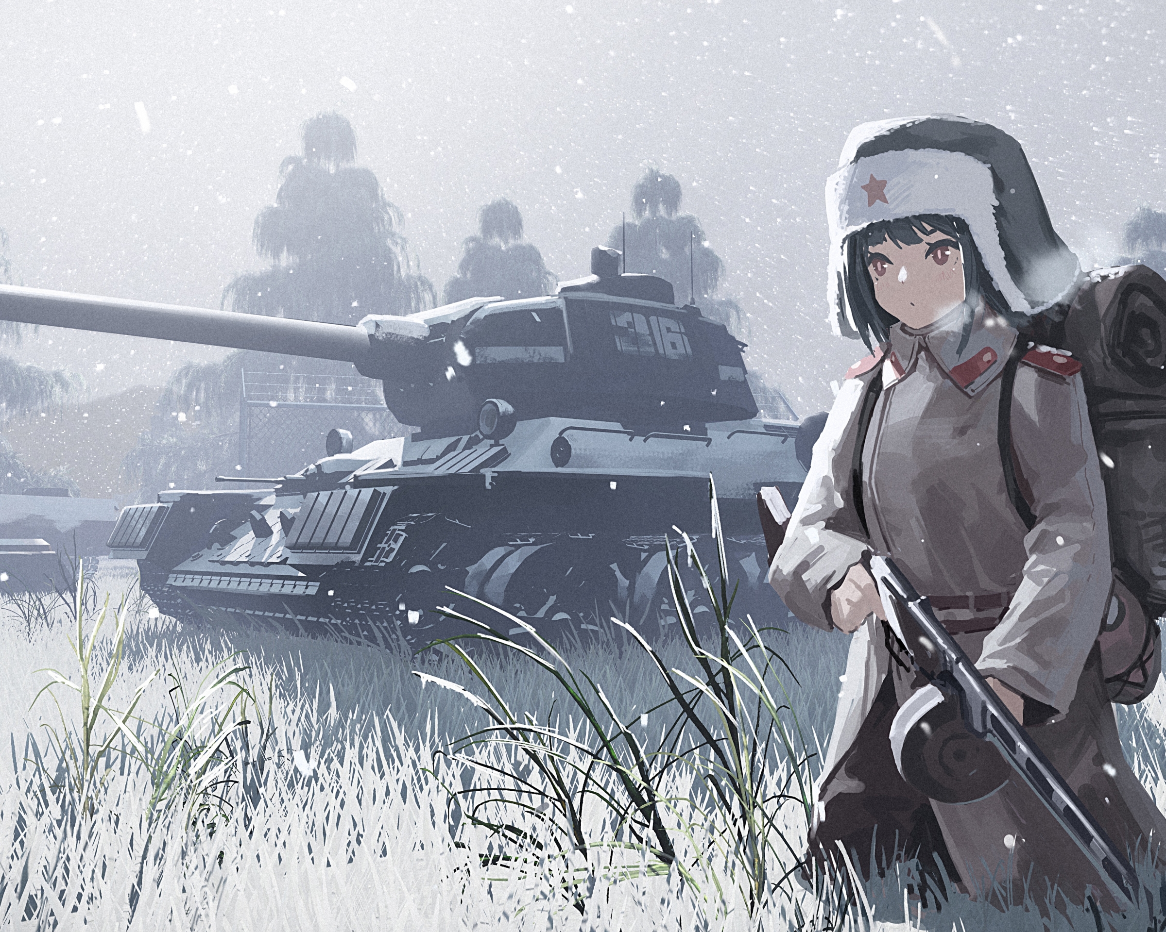 Free download wallpaper Anime, Military on your PC desktop