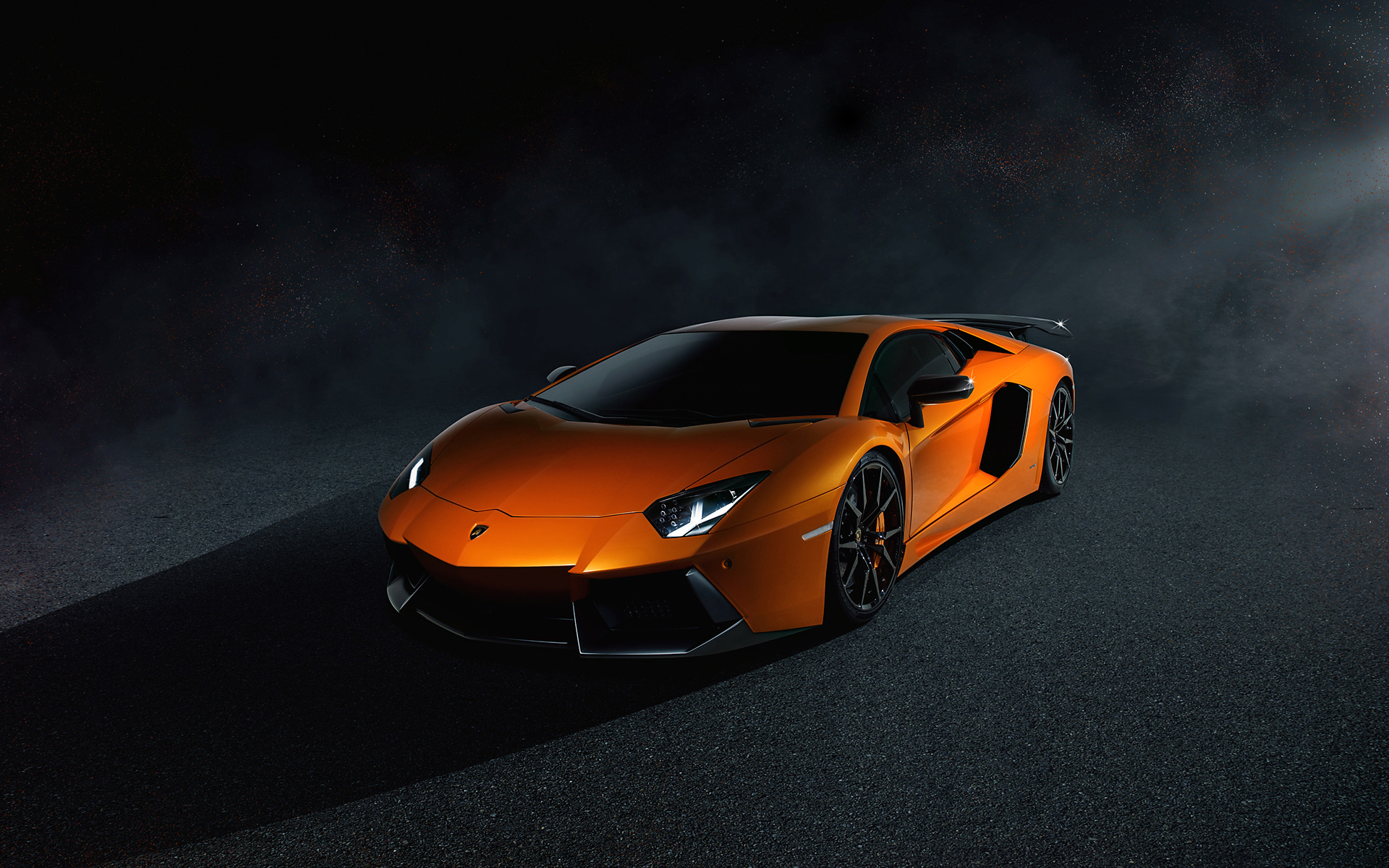 Download mobile wallpaper Lamborghini, Car, Lamborghini Aventador, Vehicles, Lamborghini Aventador Lp 700 4, Orange Car for free.