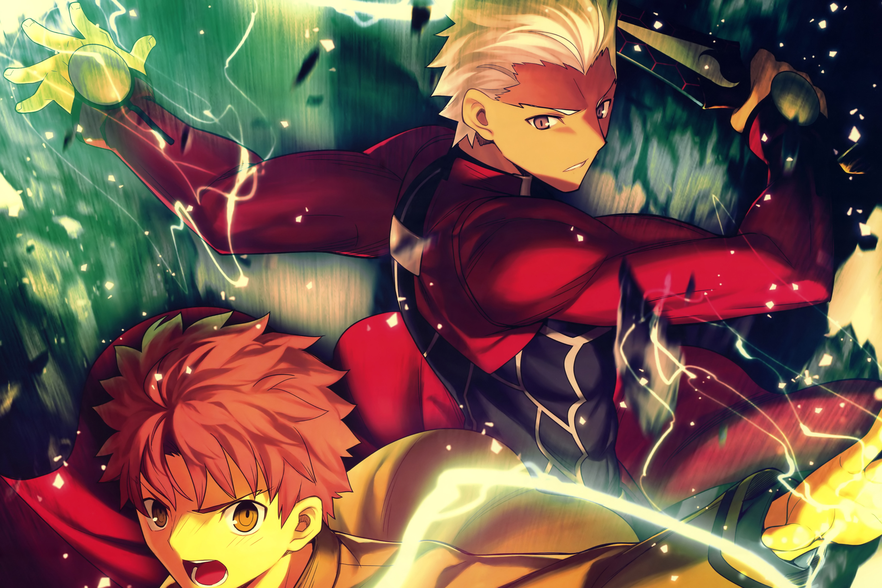 Free download wallpaper Anime, Fate/stay Night, Shirou Emiya, Archer (Fate/stay Night), Fate Series on your PC desktop