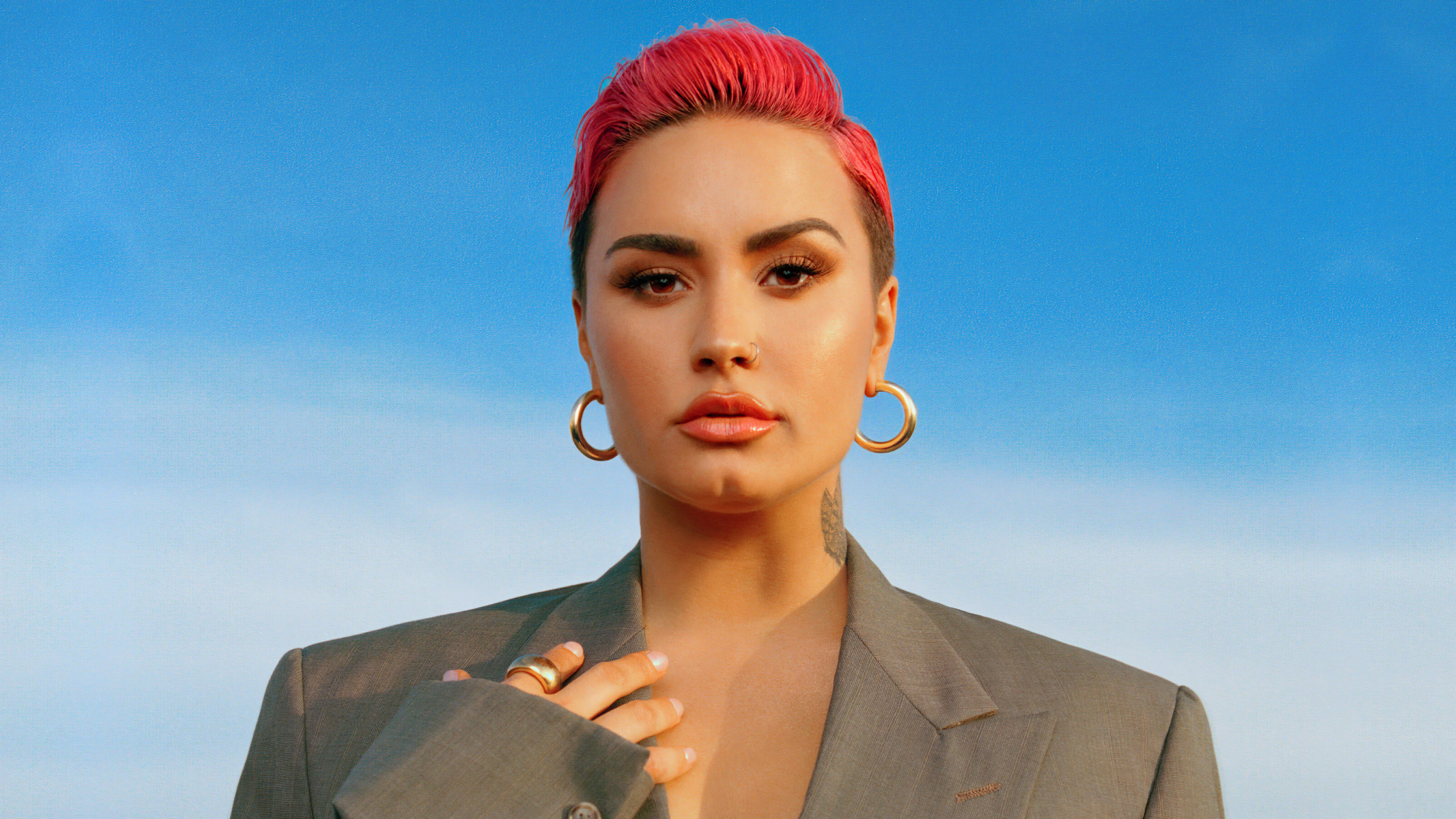 Handy-Wallpaper Musik, Sänger, Amerikanisch, Kurzes Haar, Demi Lovato kostenlos herunterladen.