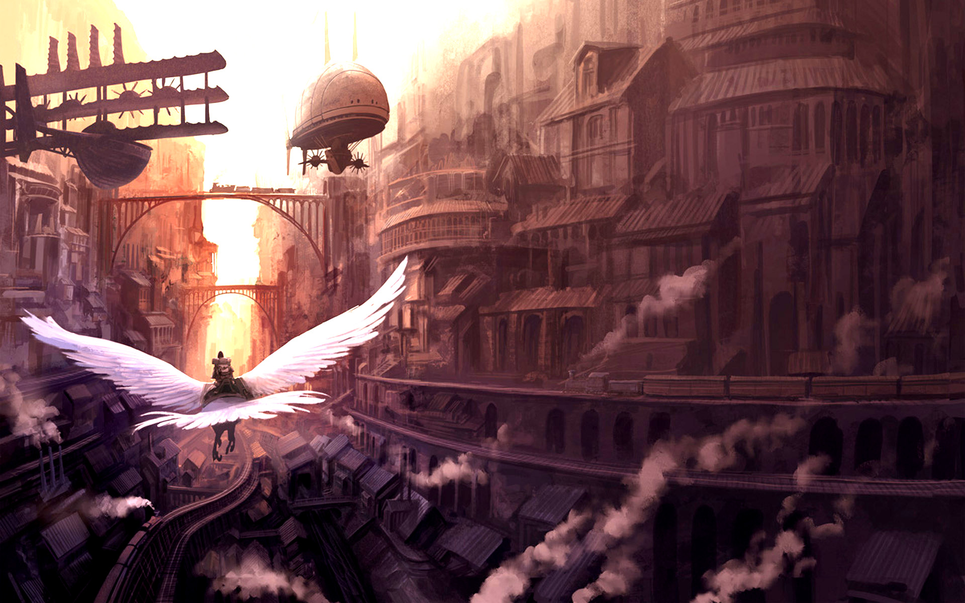 Free download wallpaper Sci Fi, Steampunk on your PC desktop