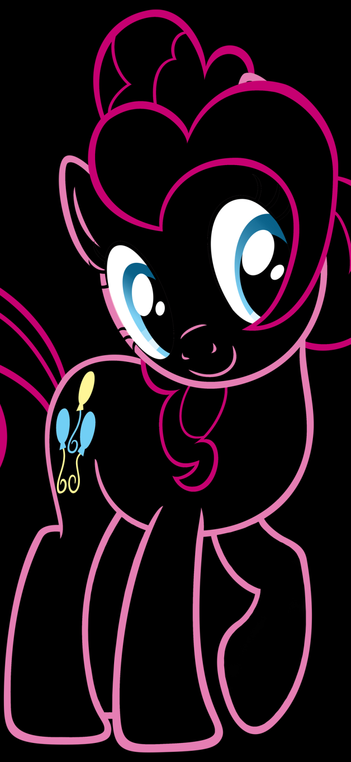 Download mobile wallpaper Pony, My Little Pony, Pinkie Pie, Tv Show, Minimalist, My Little Pony: Friendship Is Magic for free.