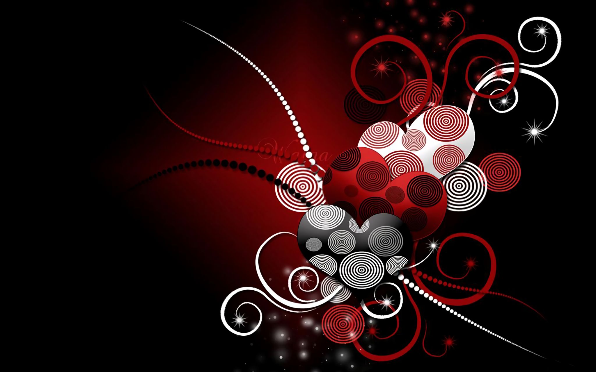 749759 baixar papel de parede artistico, amor, preto, projeto, coração, vermelho, branco - protetores de tela e imagens gratuitamente